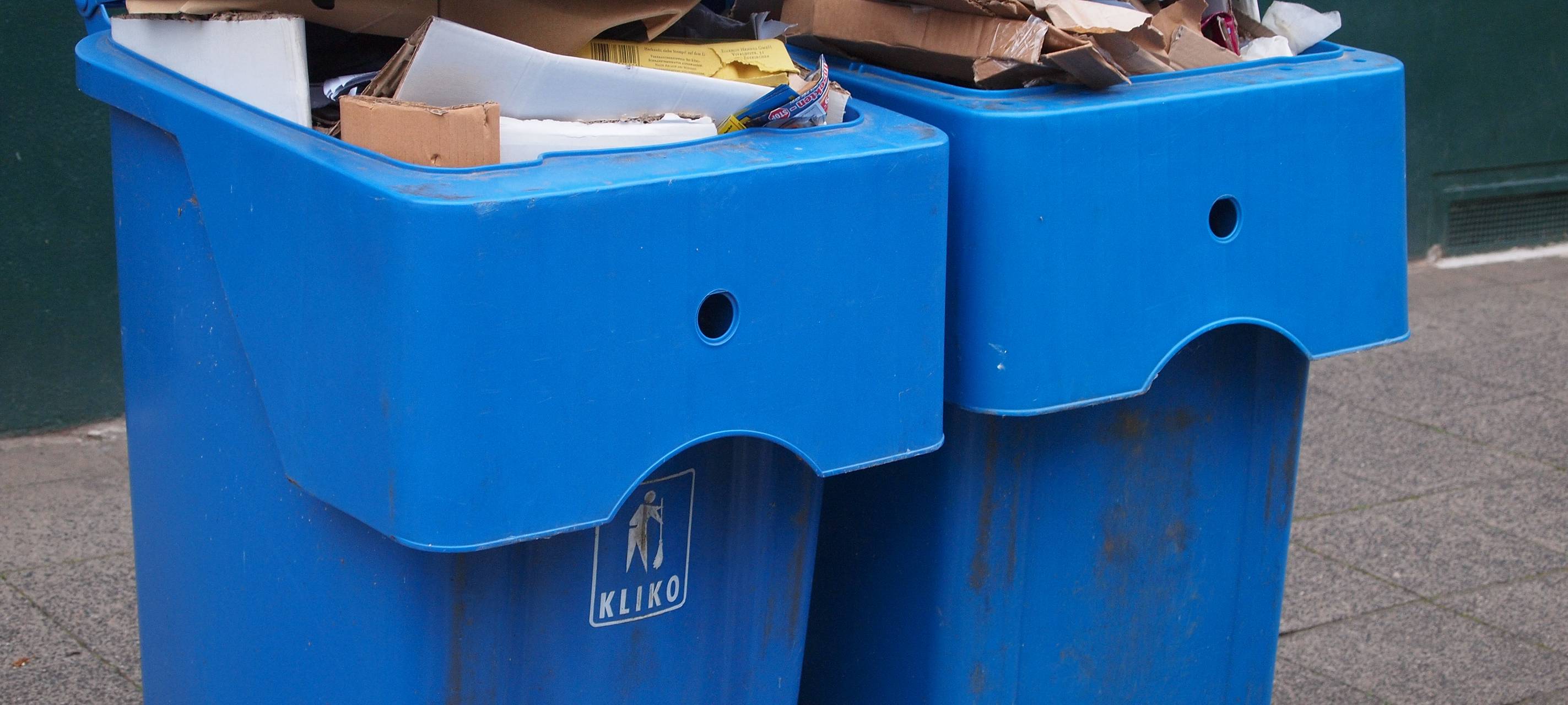 Mehr Papiermüll: Stadt stellt größere Tonnen zur Verfügung