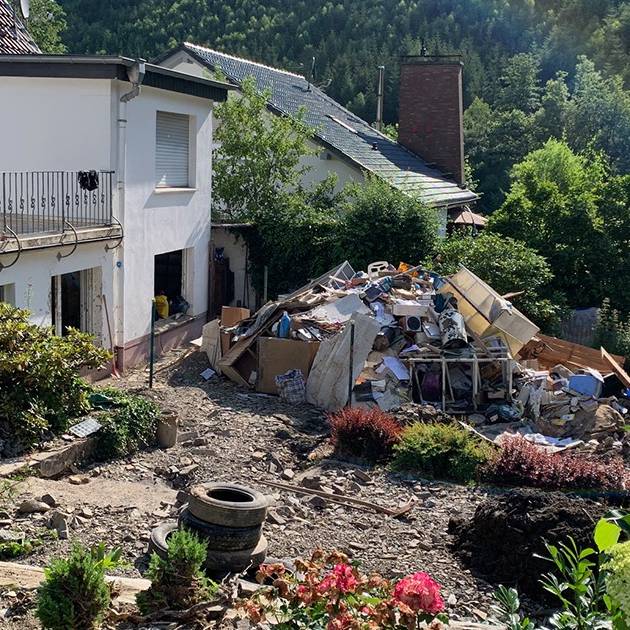 Altena, eine Woche nach der Flutkatastrophe