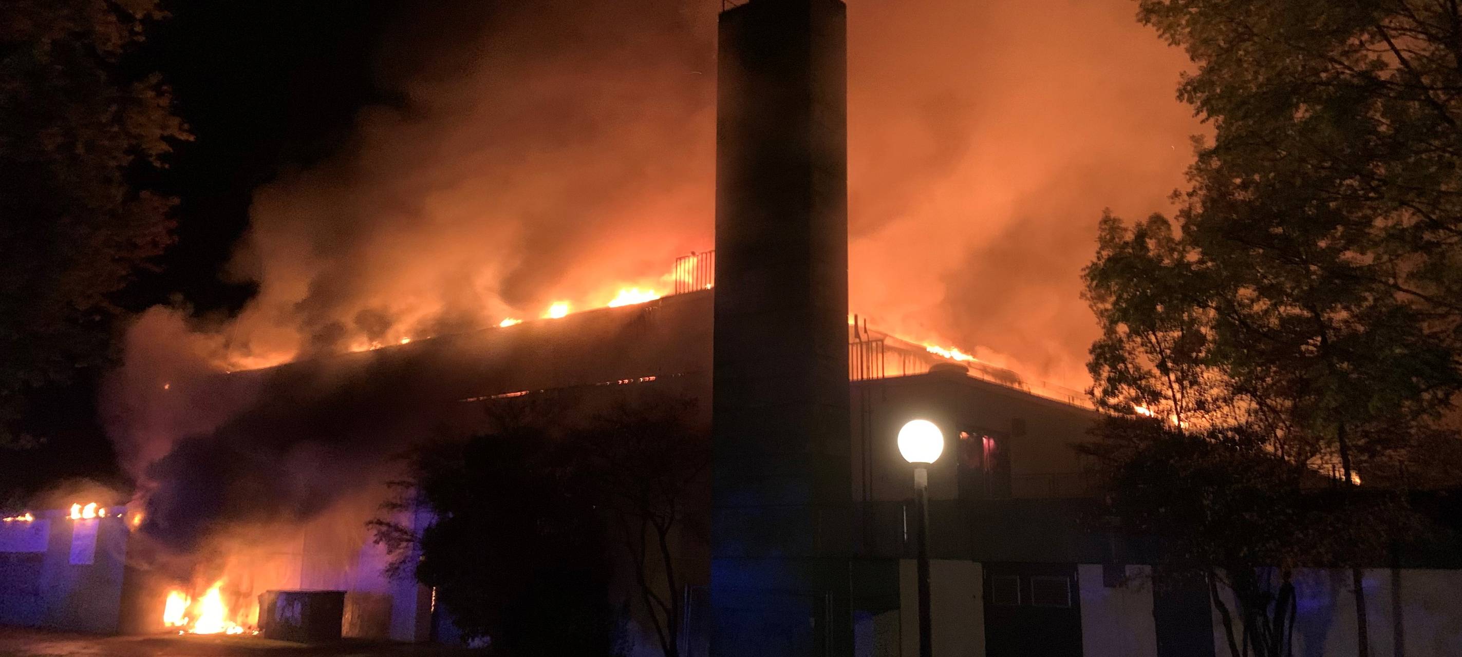 Sporthallen-Brand: Es war Brandstiftung