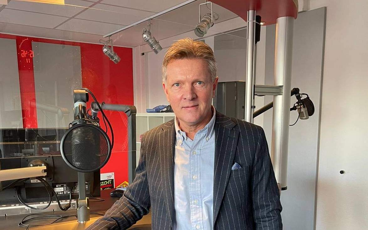 Hans Reinhardt im Radio Vest-Interview.