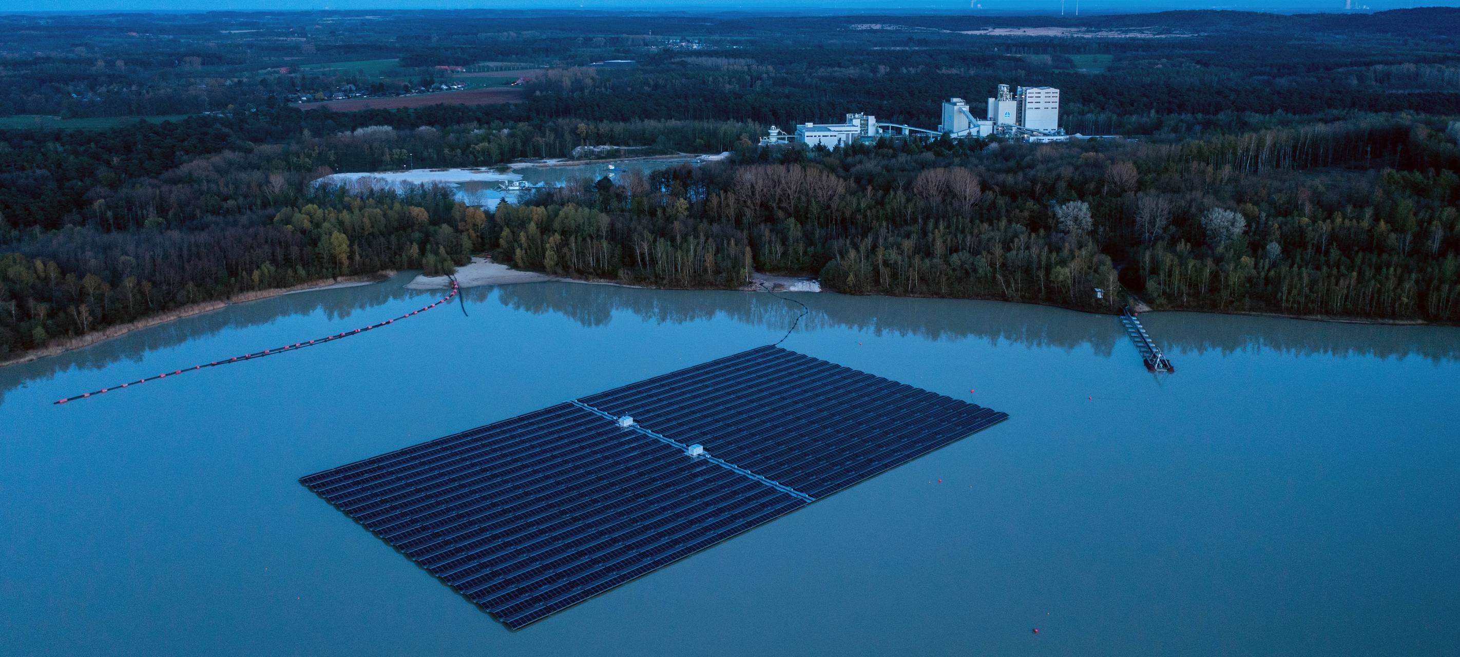 Schwimmende Solaranlage in Haltern ist ein Erfolg