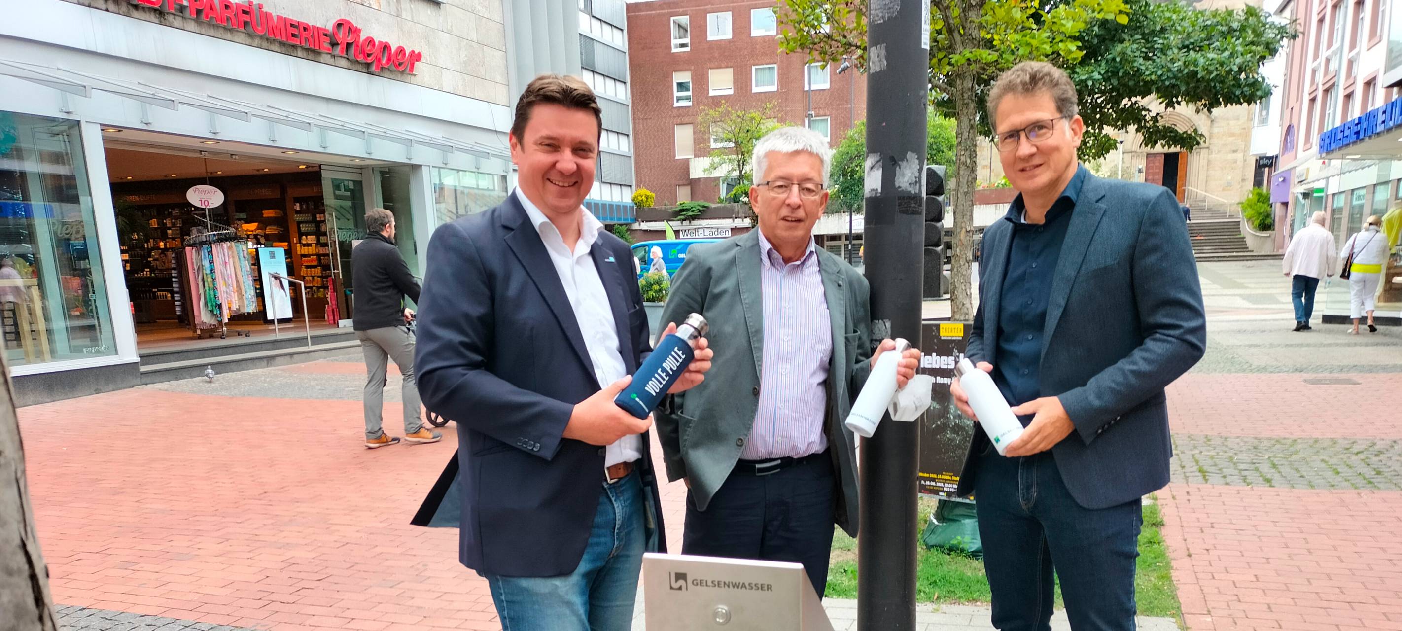 Kostenlose Erfrischung: Trinkwasserbrunnen eröffnet