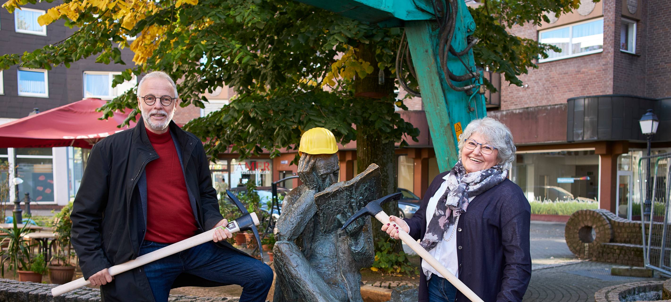 Umbau der Hertener Innenstadt gestartet