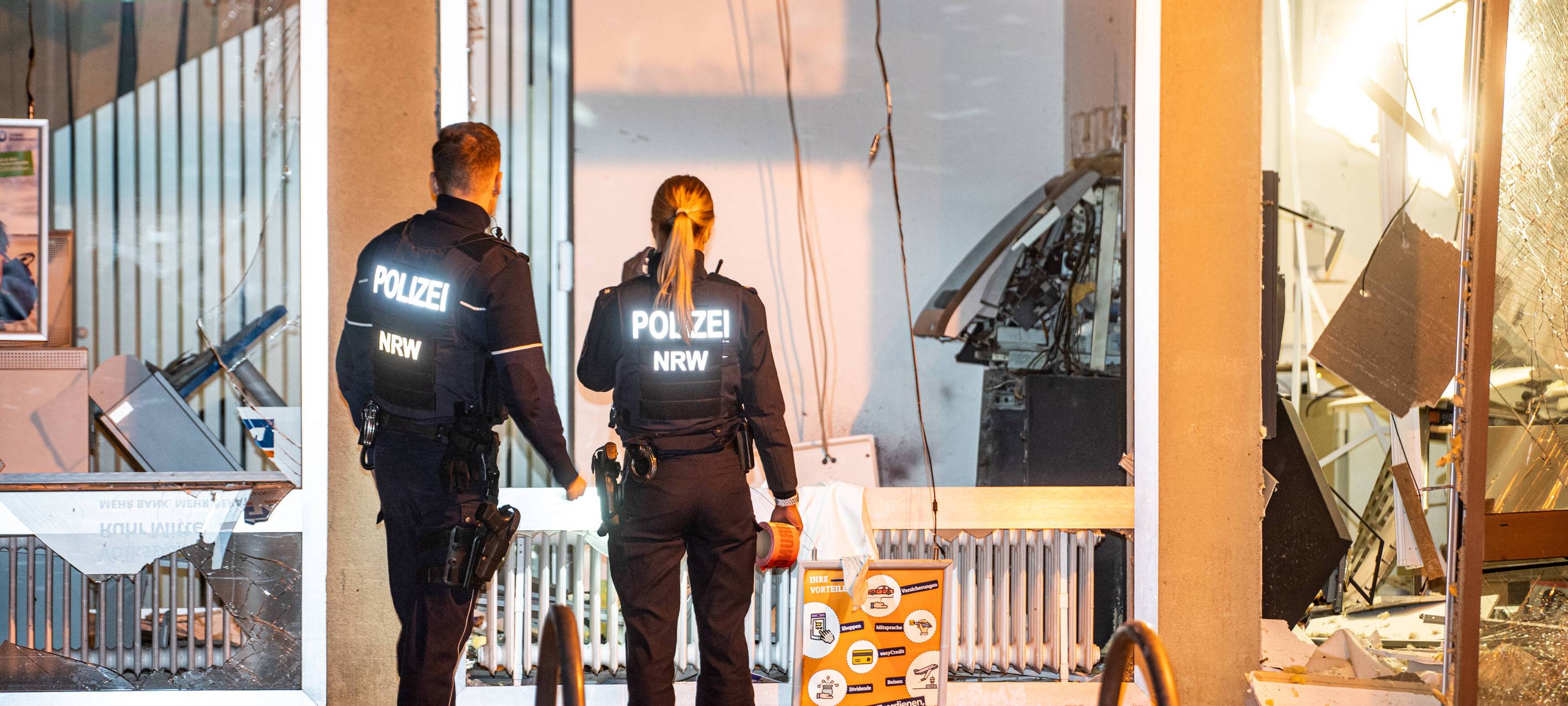 Geldautomatensprengung in Herten