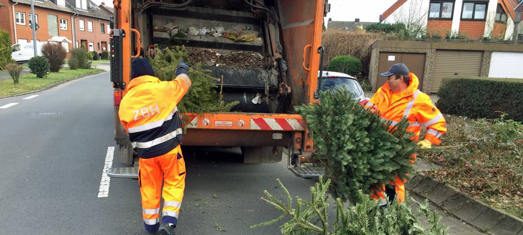 Weihnachtsbaumabholung im Kreis Recklinghausen