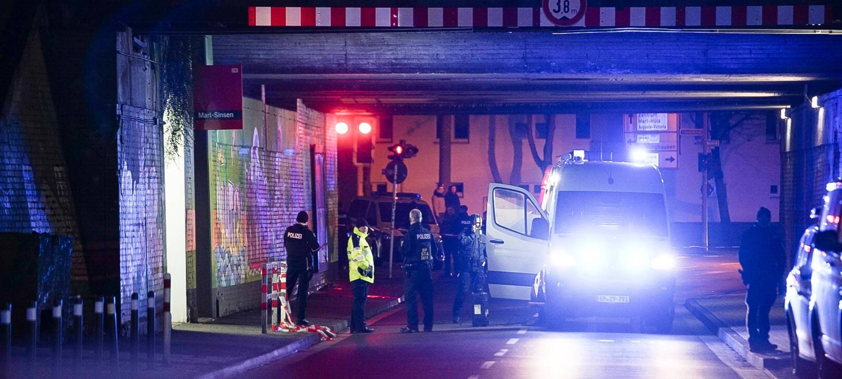 Verdächtiger Gegenstand Bahnhof Marl-Sinsen