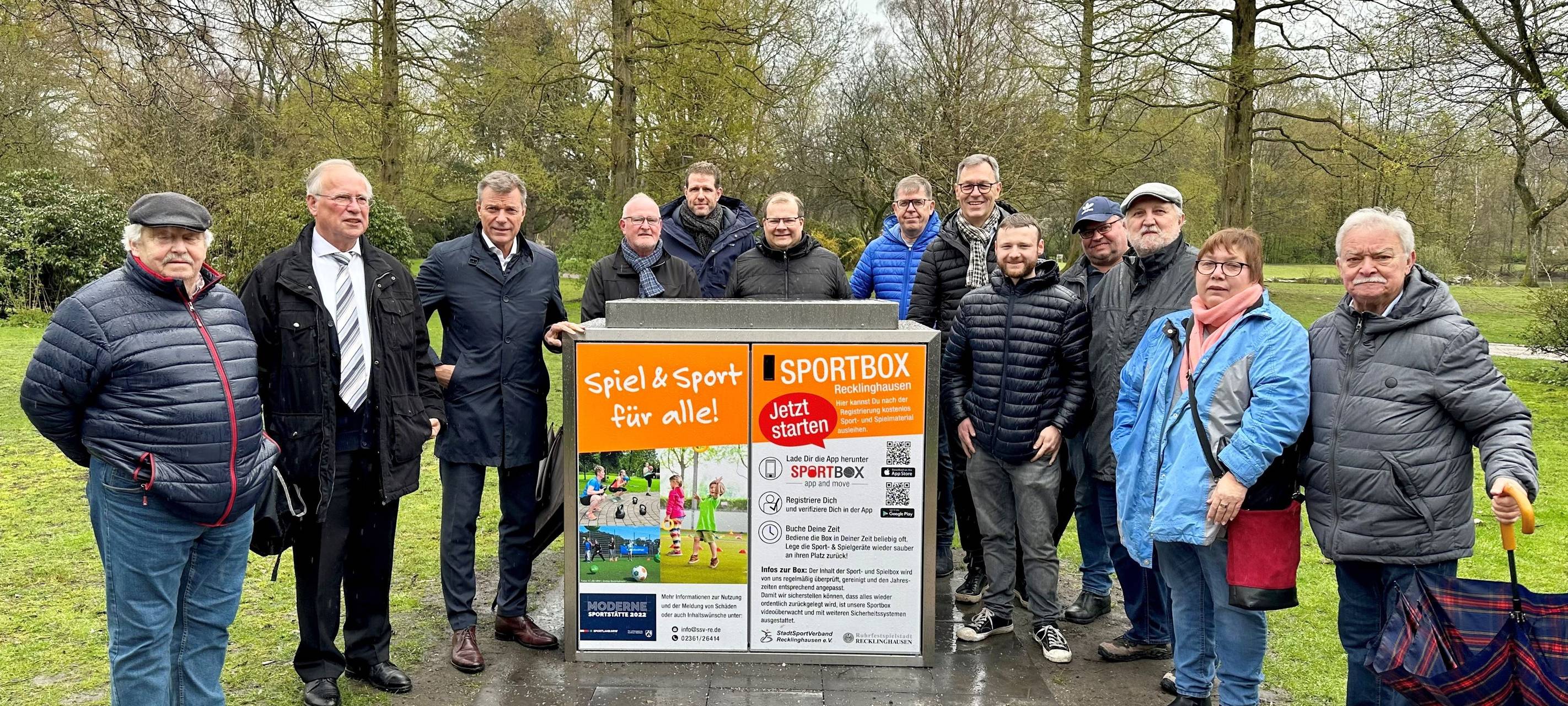 Stadt Recklinghausen stellt Sportboxen zur Verfügung