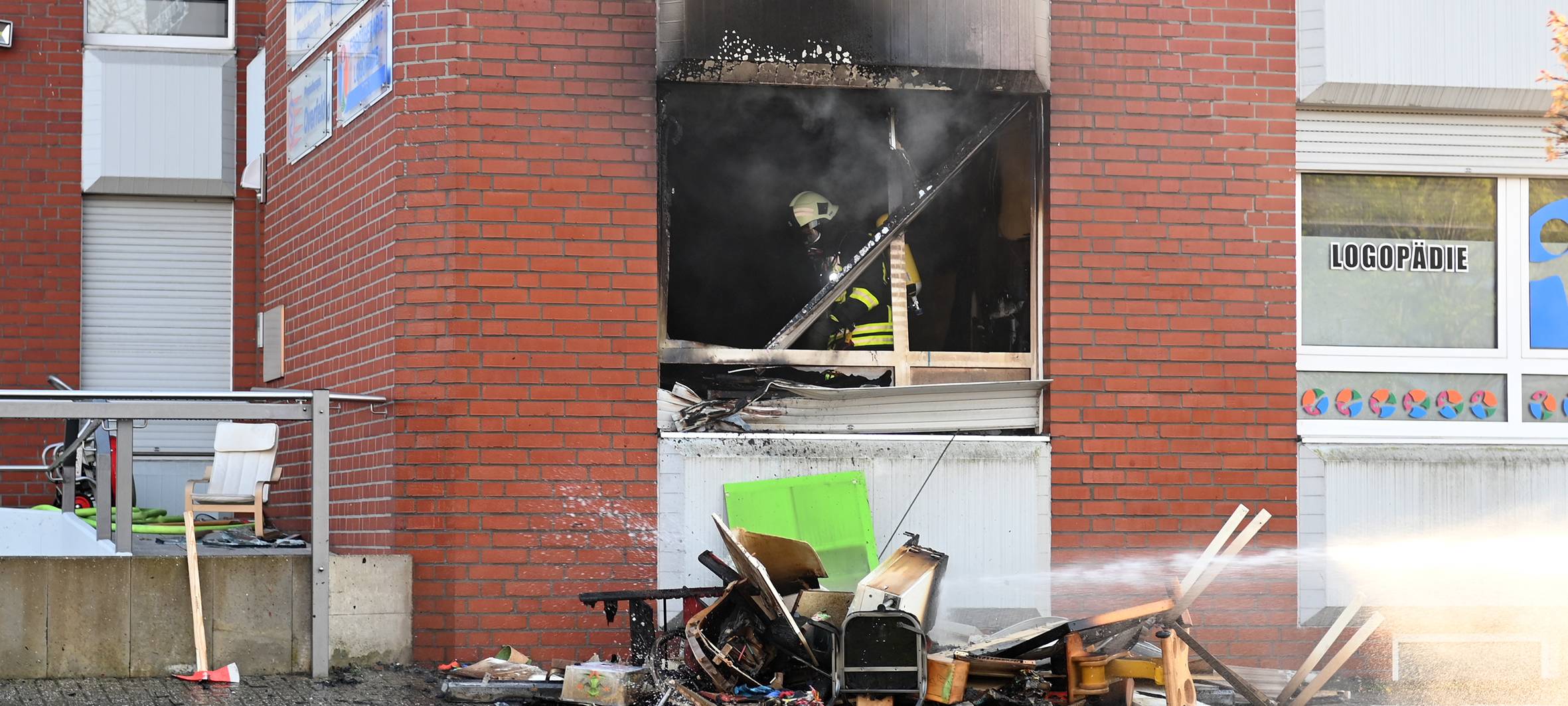 Dorsten Holsterhausen: Brand in Ergotherapie-Praxis
