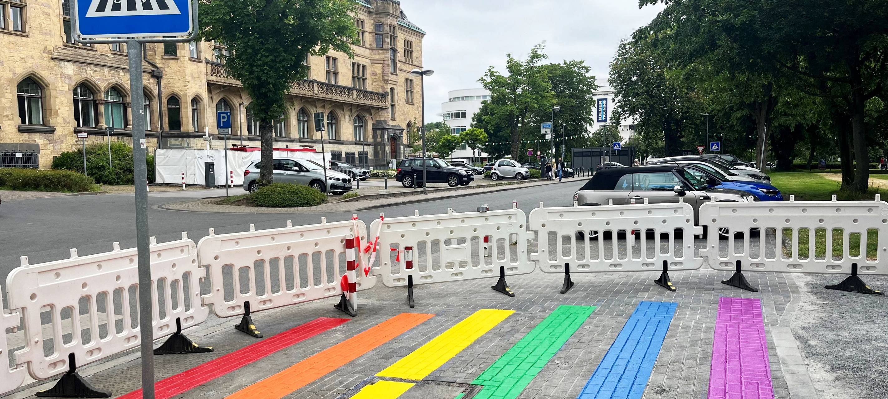Zebrastreifen in Regenbogenfarben Recklinghausen