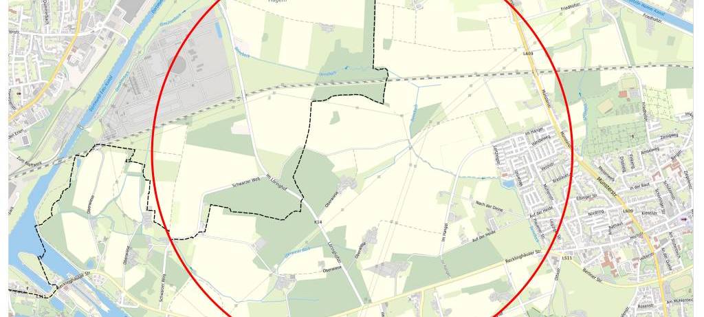 Blindgängerfund an der Stadtgrenze Waltrop/Datteln