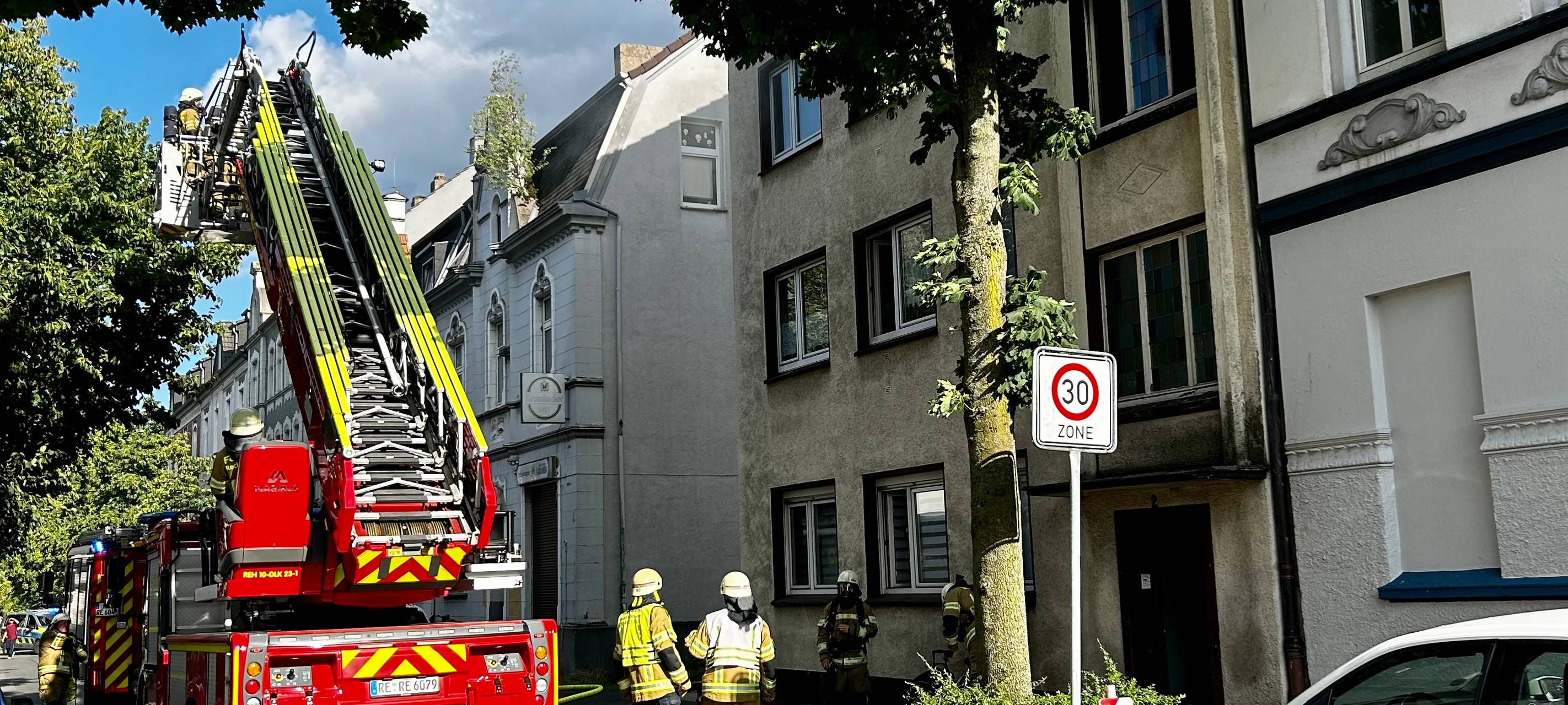 Brand Ruhrstraße Recklinghausen