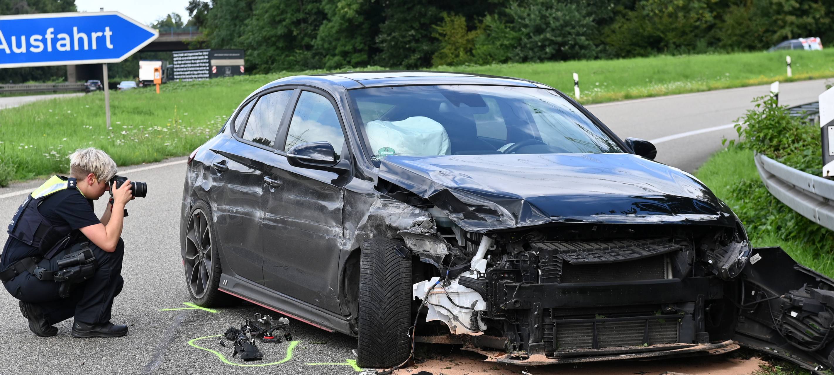 Motorradfahrer stirbt nach Unfall auf der A52 bei Dorsten