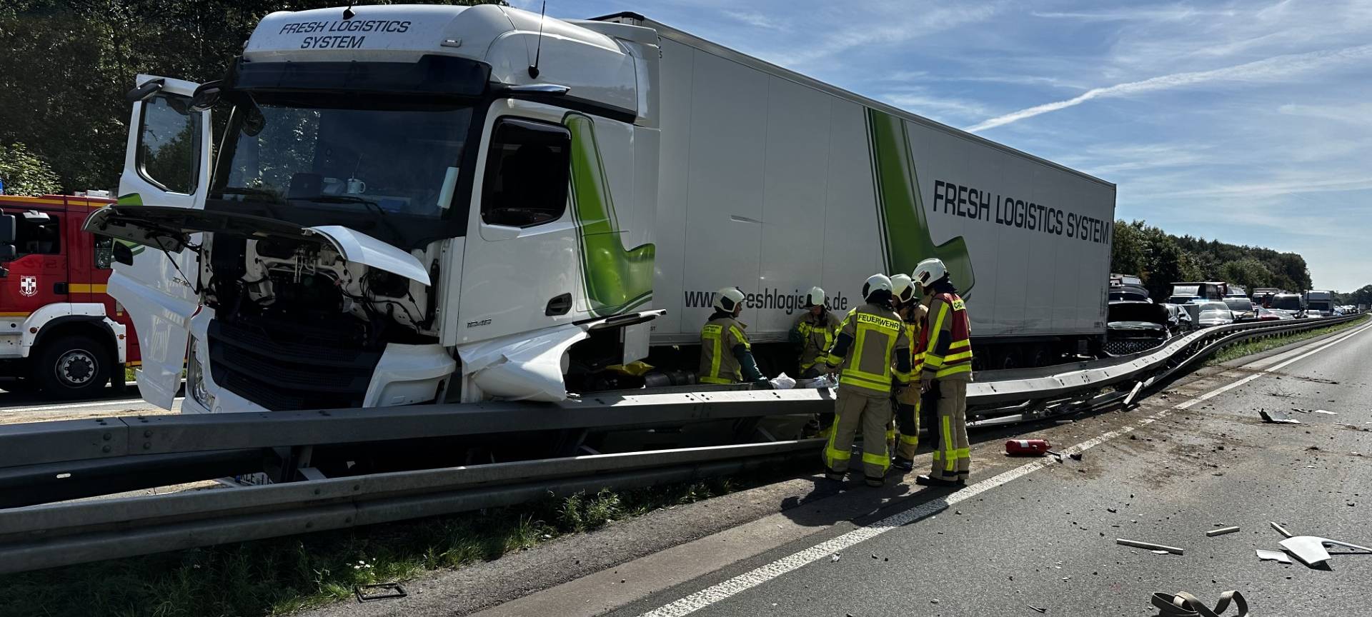 A31: Schwerer Unfall zwischen Dorsten-Lembeck und Reken