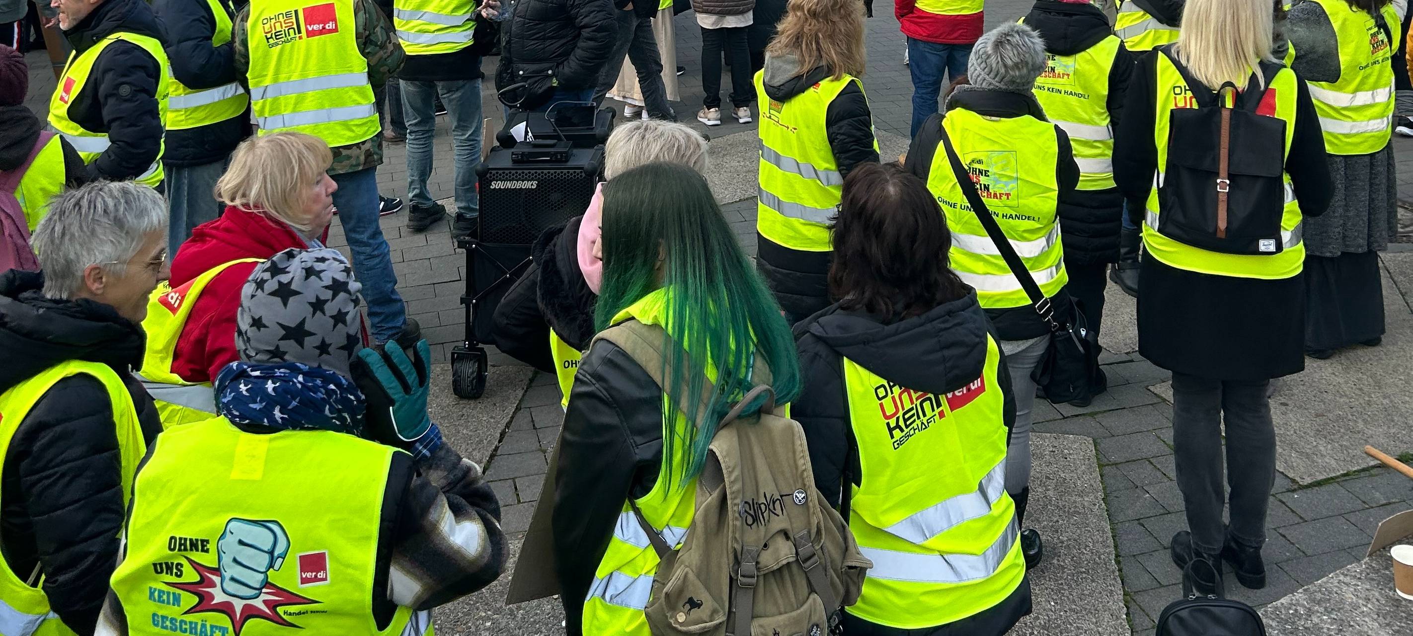 Recklinghausen: Streiks im Einzelhandel