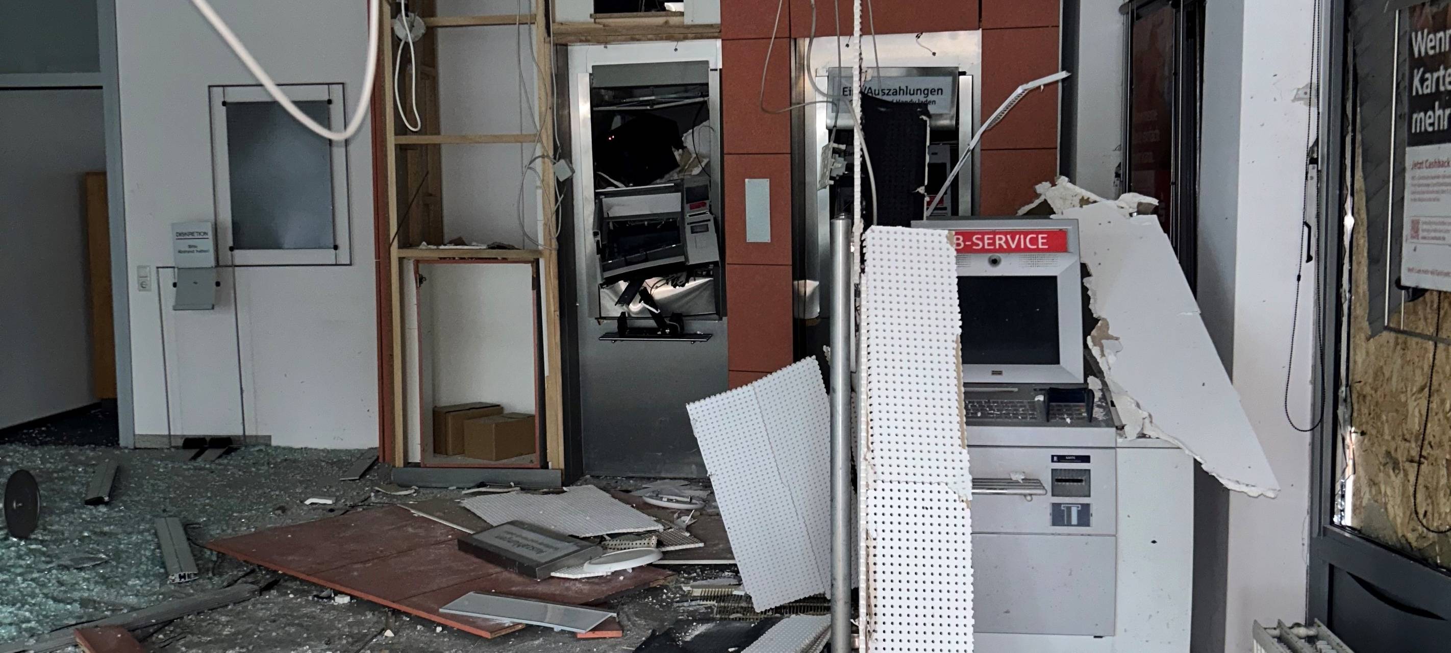 Geldautomatensprengungen in Marl und Waltrop