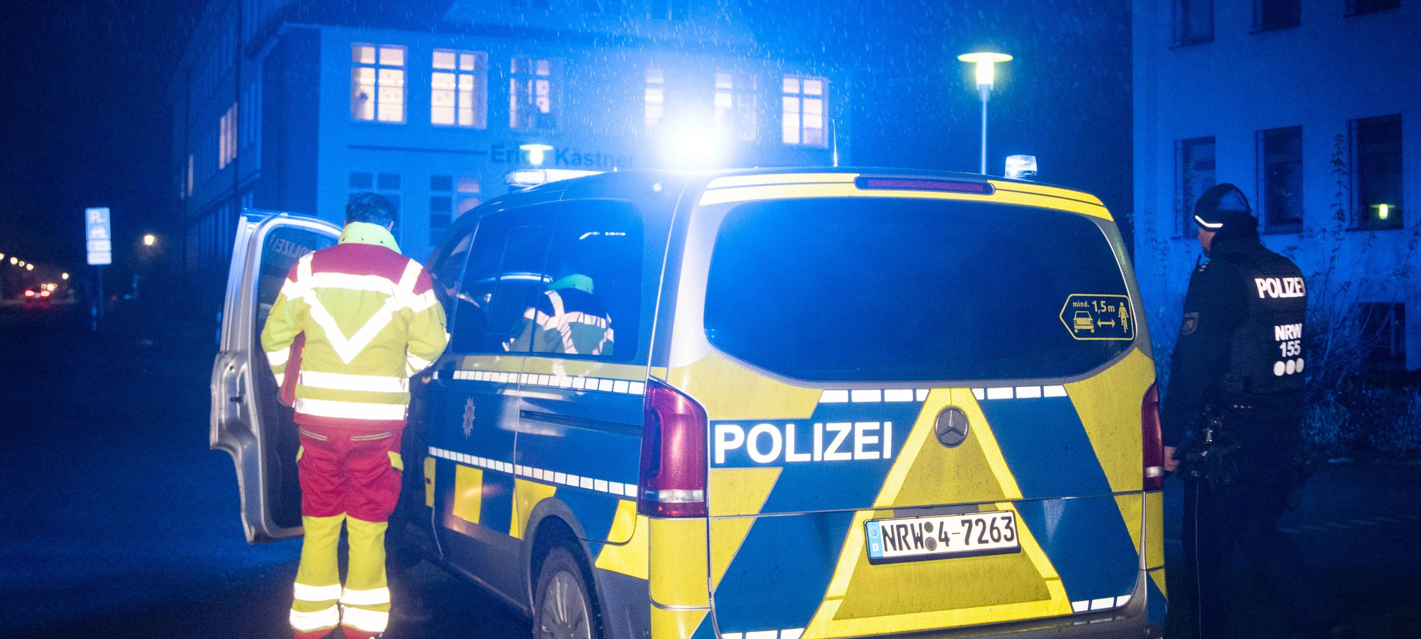 Messerangriff: Polizeieinsatz an der Weseler Straße in Haltern