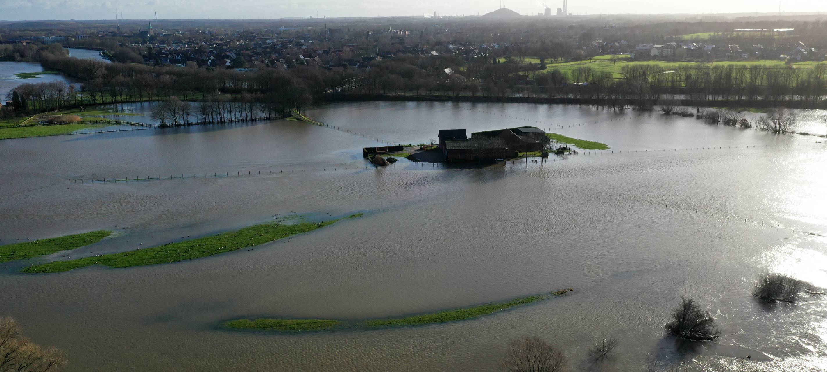 Hochwasser-Warnung im Kreis Recklinghausen