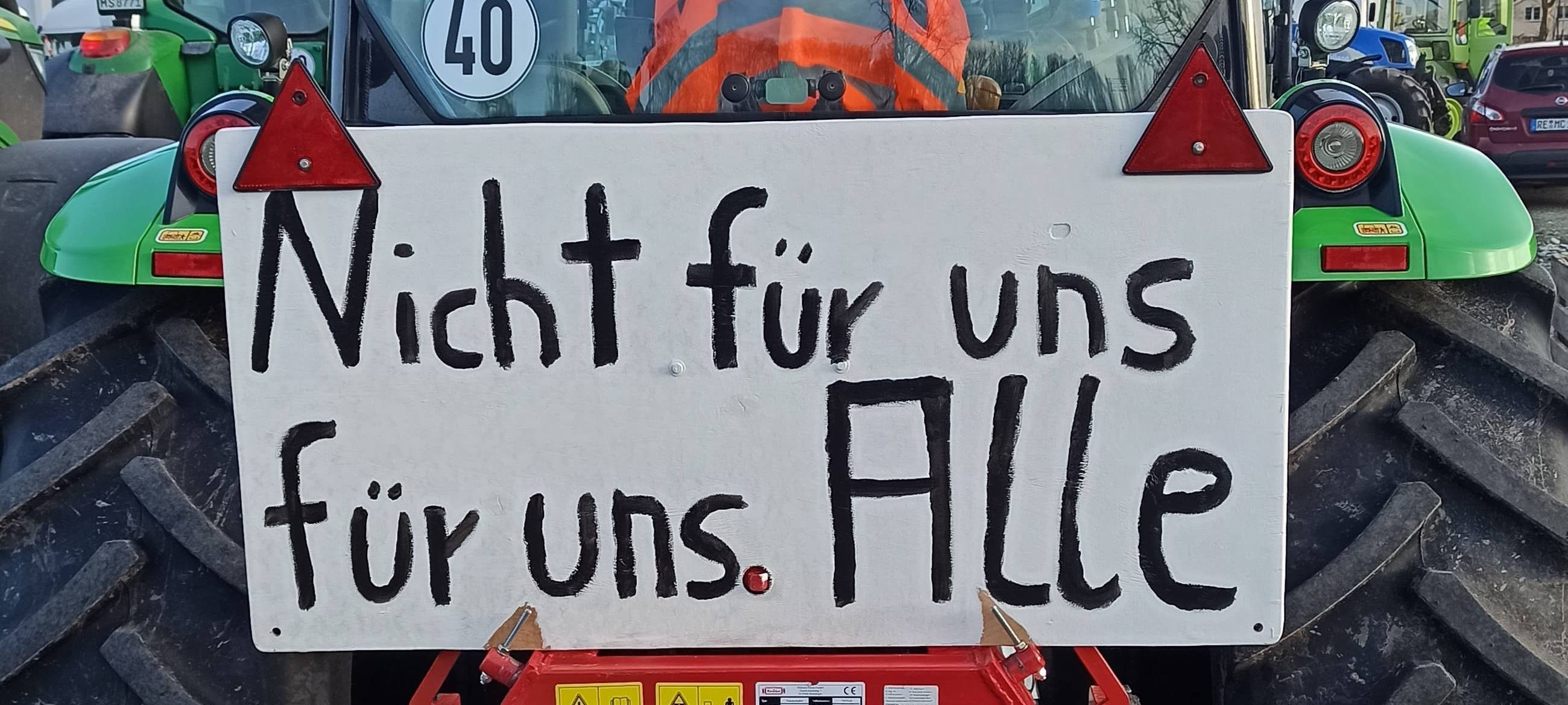 Erneuter Bauernprotest im Ruhrgebiet