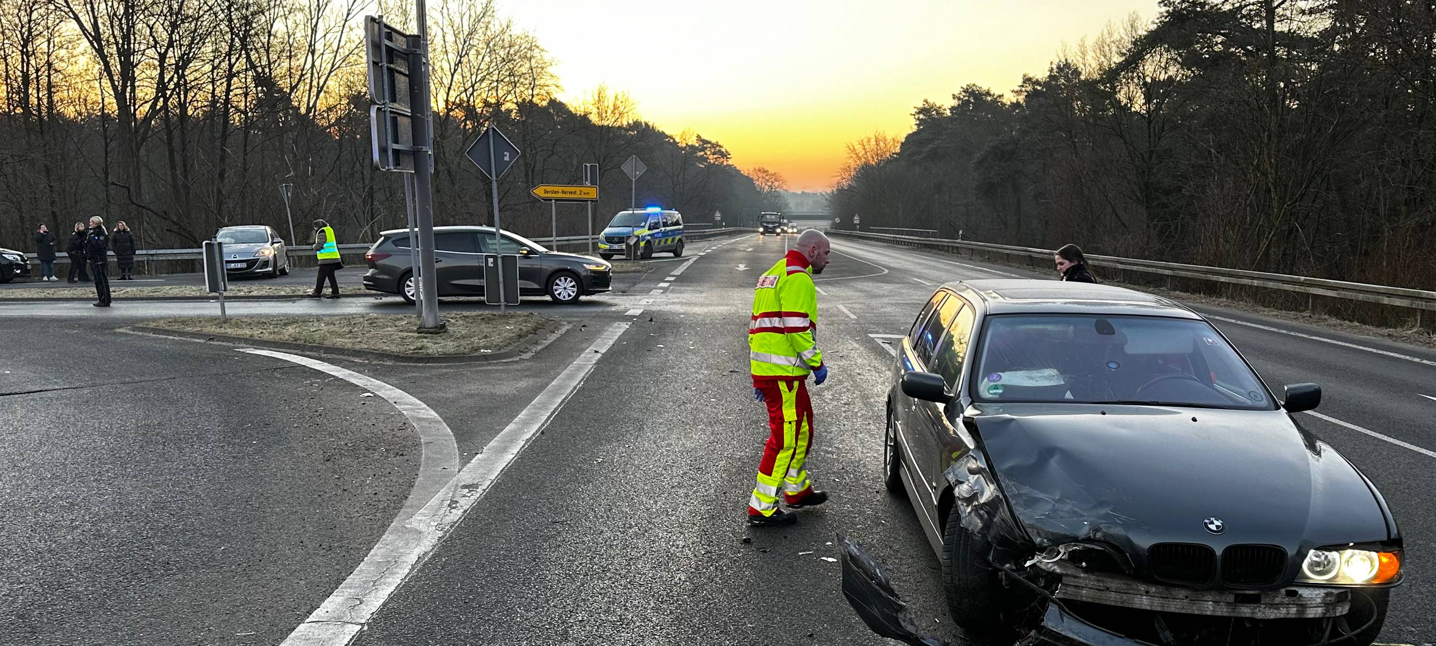 Wieder schwerer Unfall an Kreuzung in Dorsten