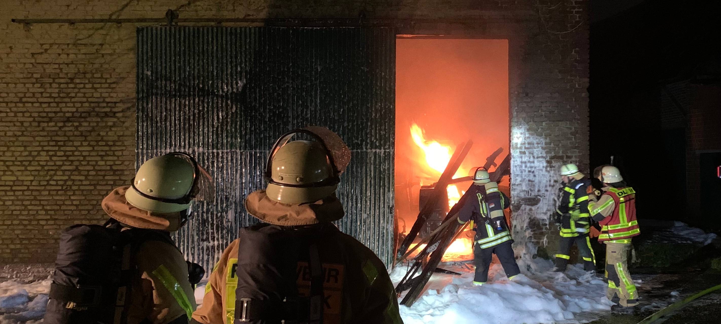 Scheunenbrand in Gladbeck