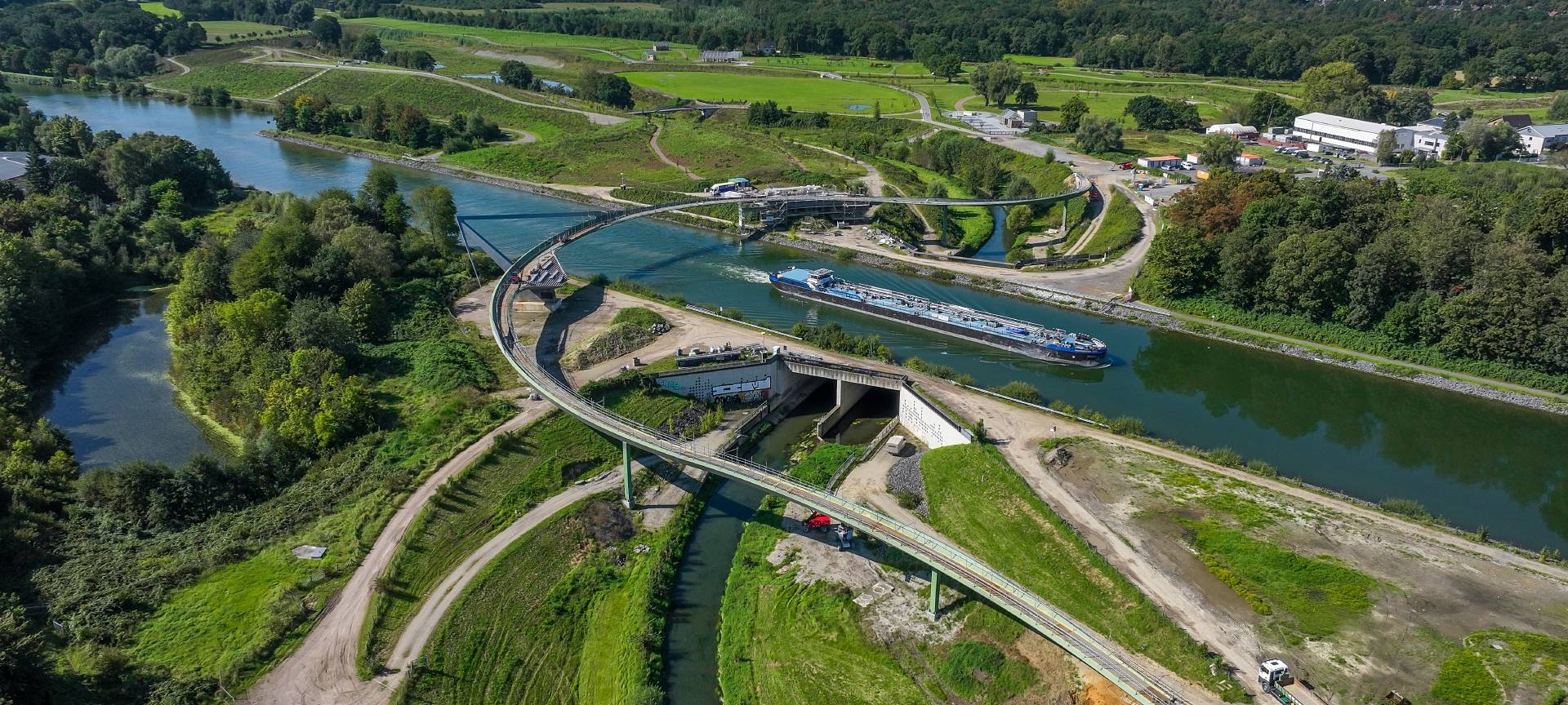 Castrop-Rauxel: Führungen über neue Emscher-Brücke