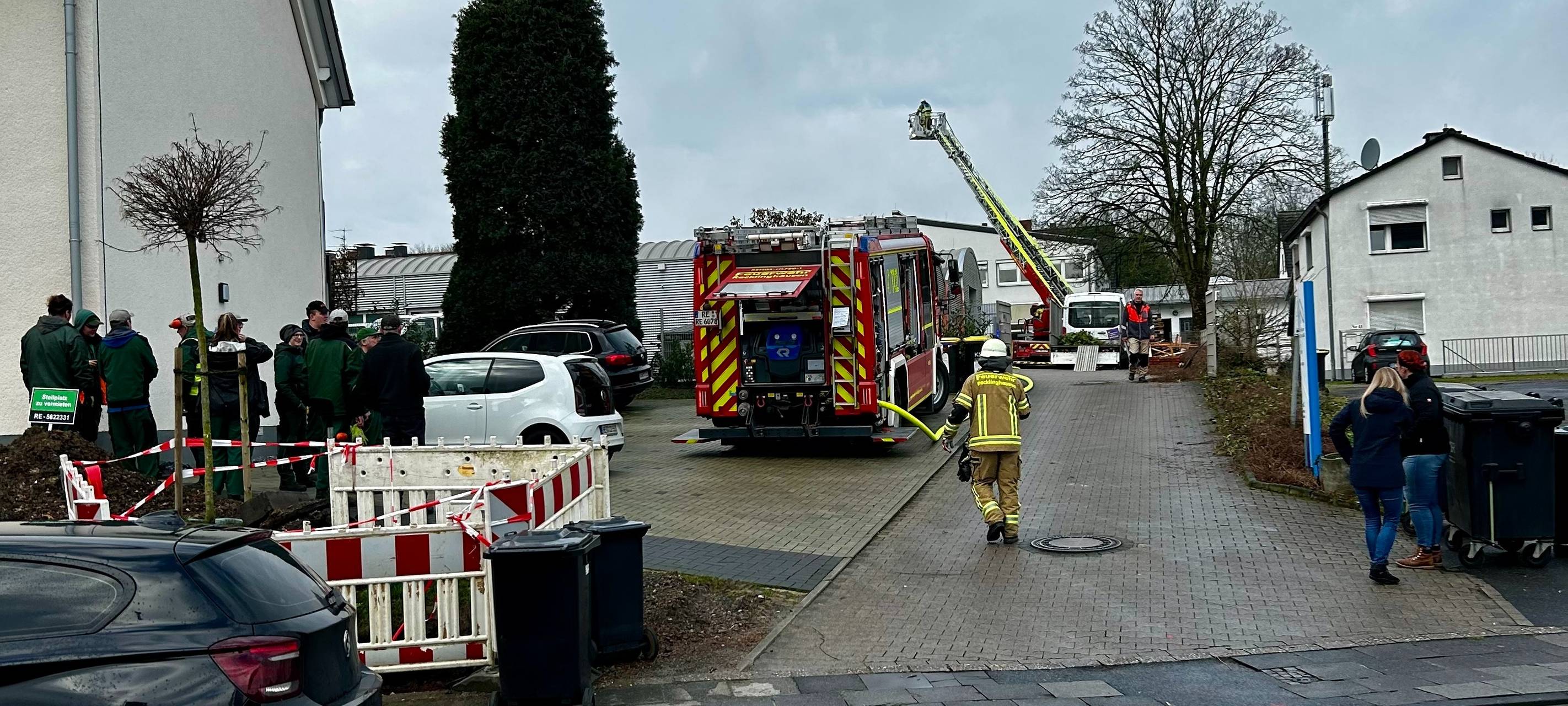 Feuerwehreinsatz bei der Diakonie in Recklinghausen