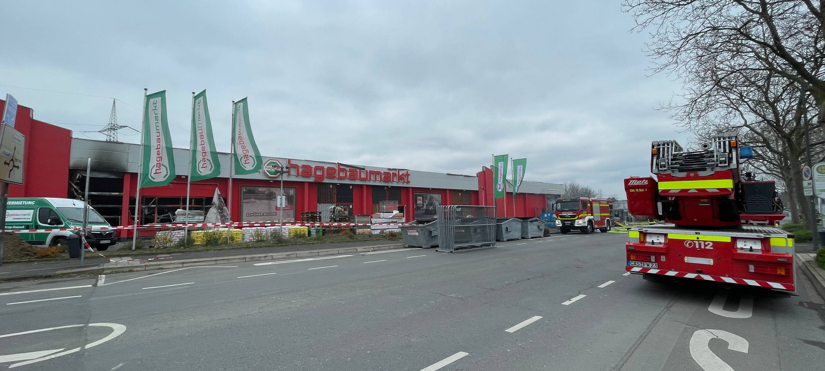 Baumarktbrand in Castrop-Rauxel: Brandursache geklärt