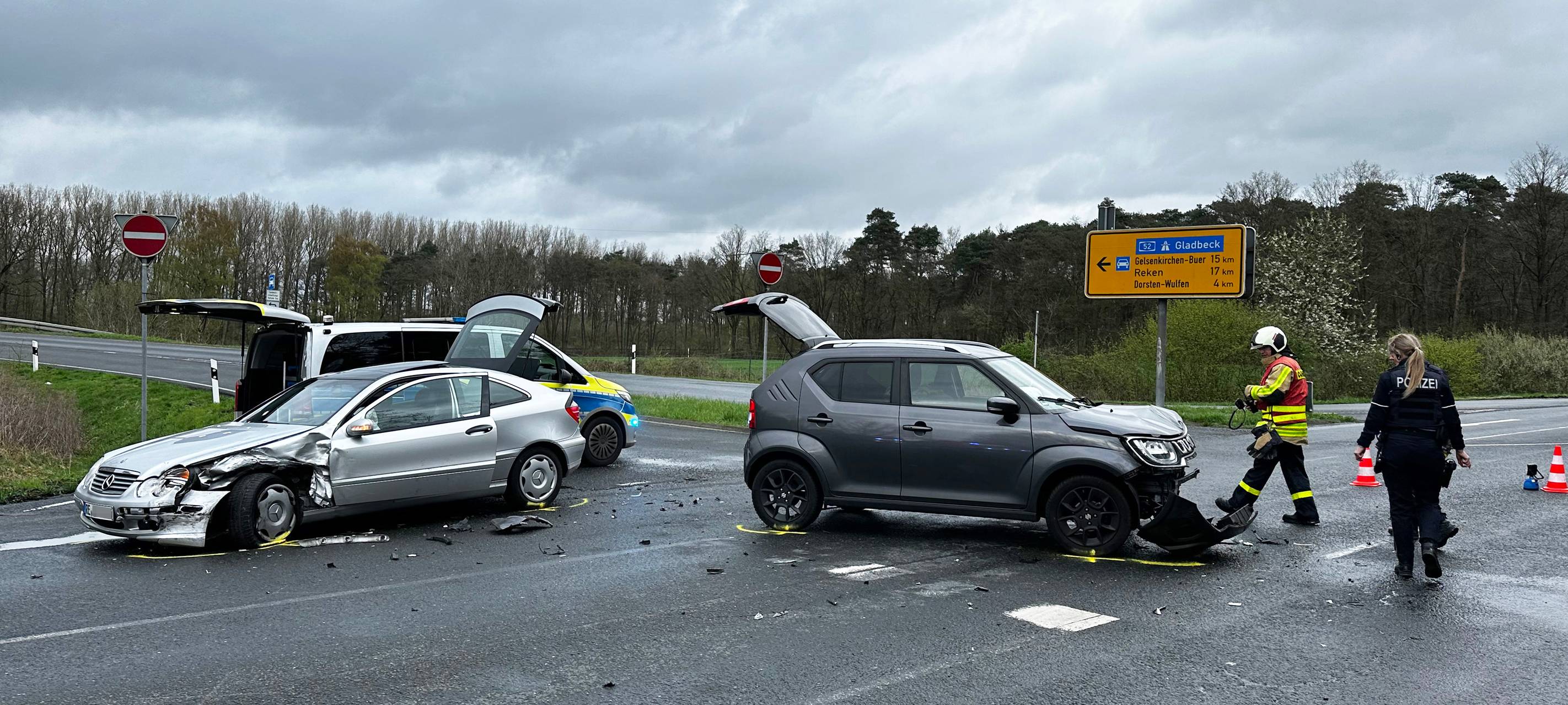 Verkehrsunfall Dorsten Halterner Straße / L608
