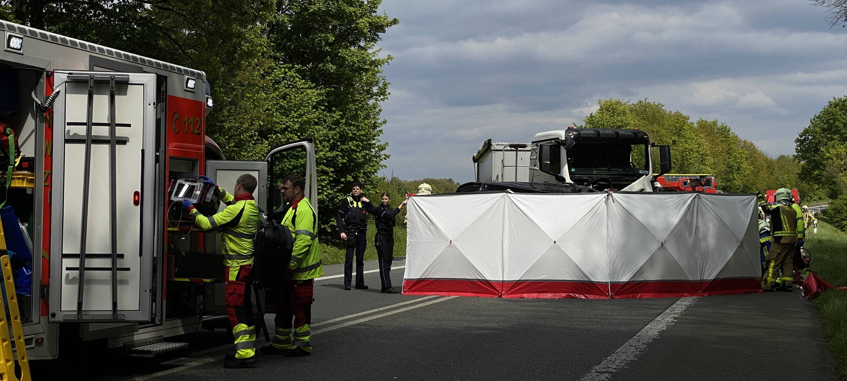 Haltern: Tödlicher Verkehrsunfall auf dem Bossendorfer Damm