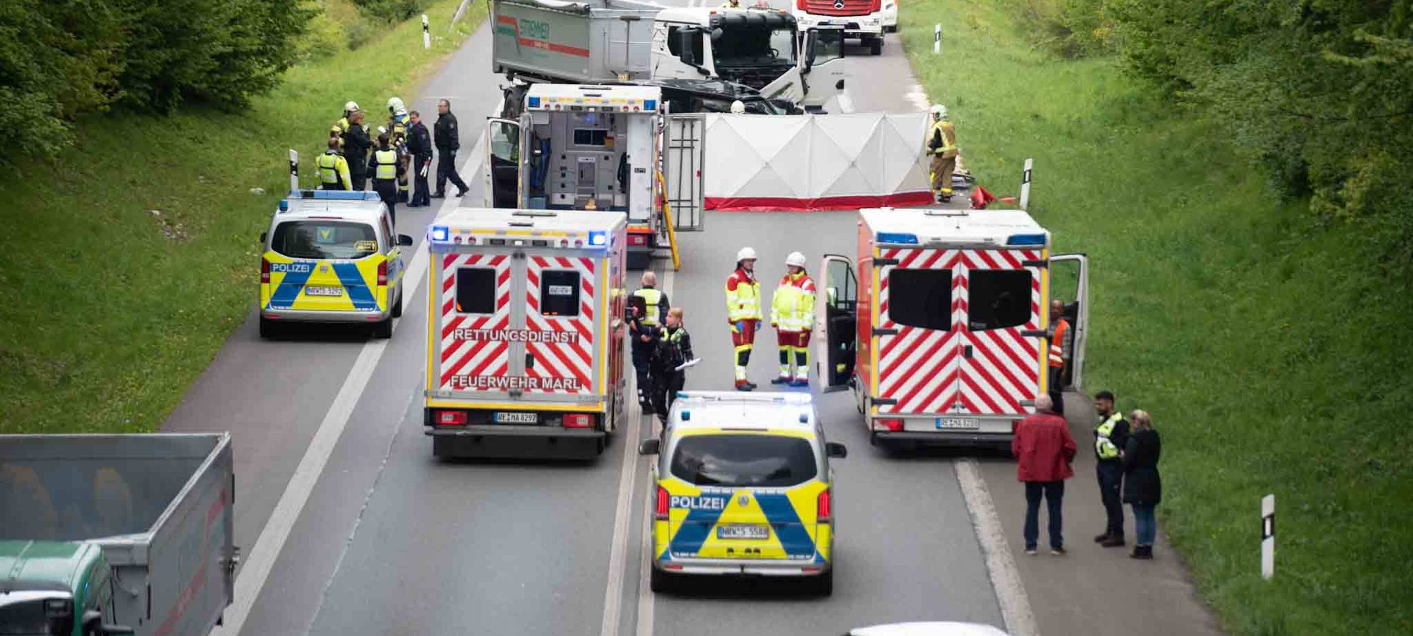 Haltern: Tödlicher Verkehrsunfall auf dem Bossendorfer Damm