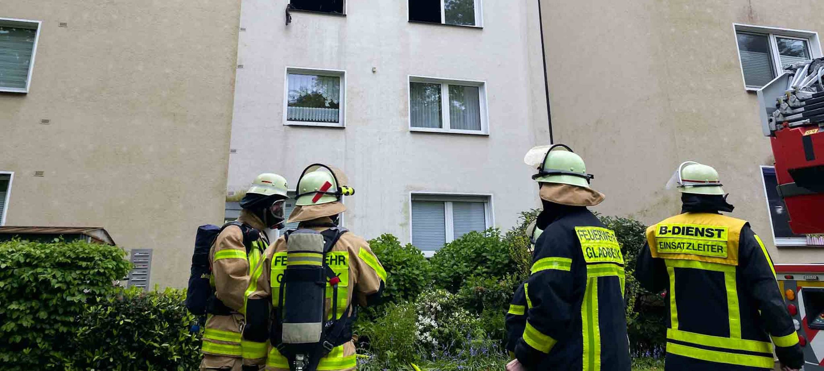 Frau stirbt bei Wohnungsbrand in Gladbeck