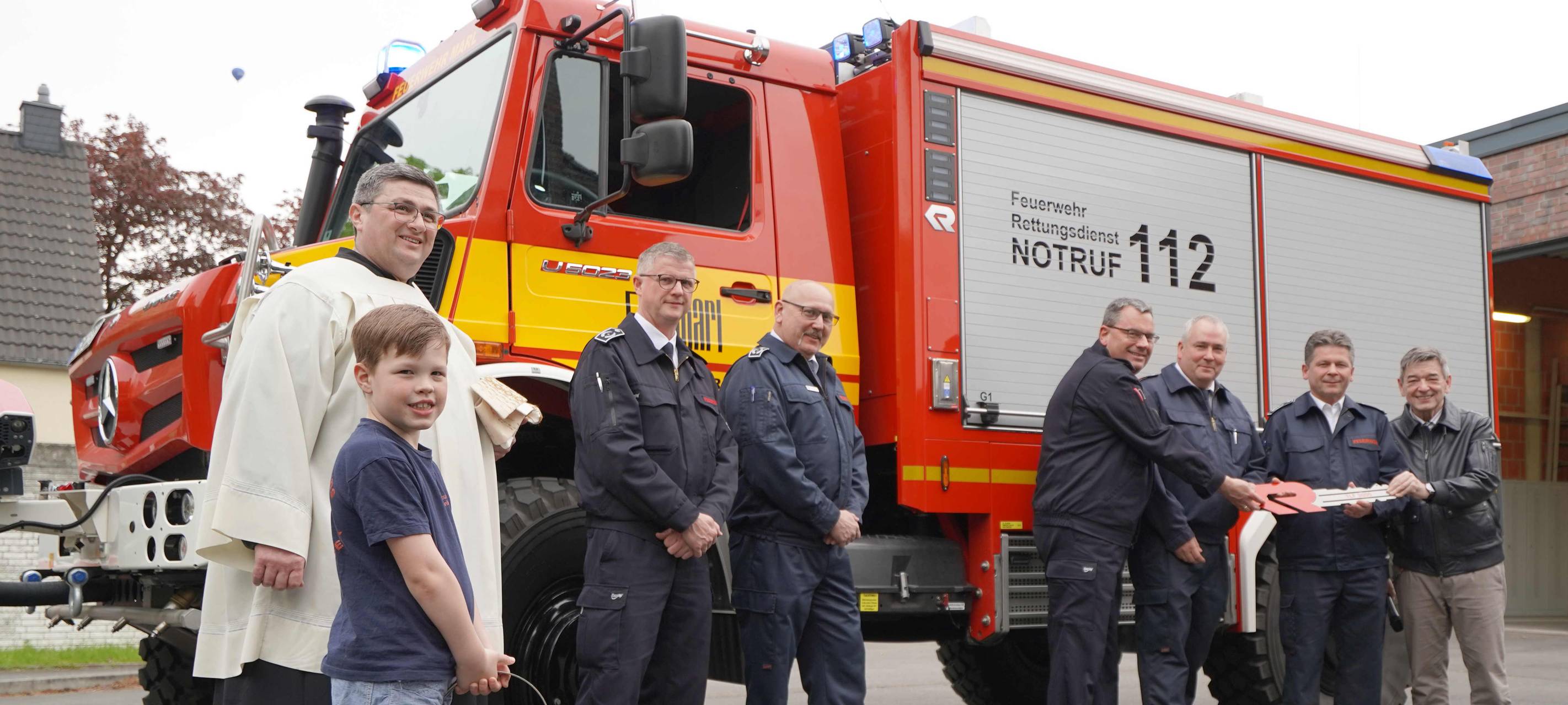 Neues Fahrzeug speziell für Waldbrände in Marl