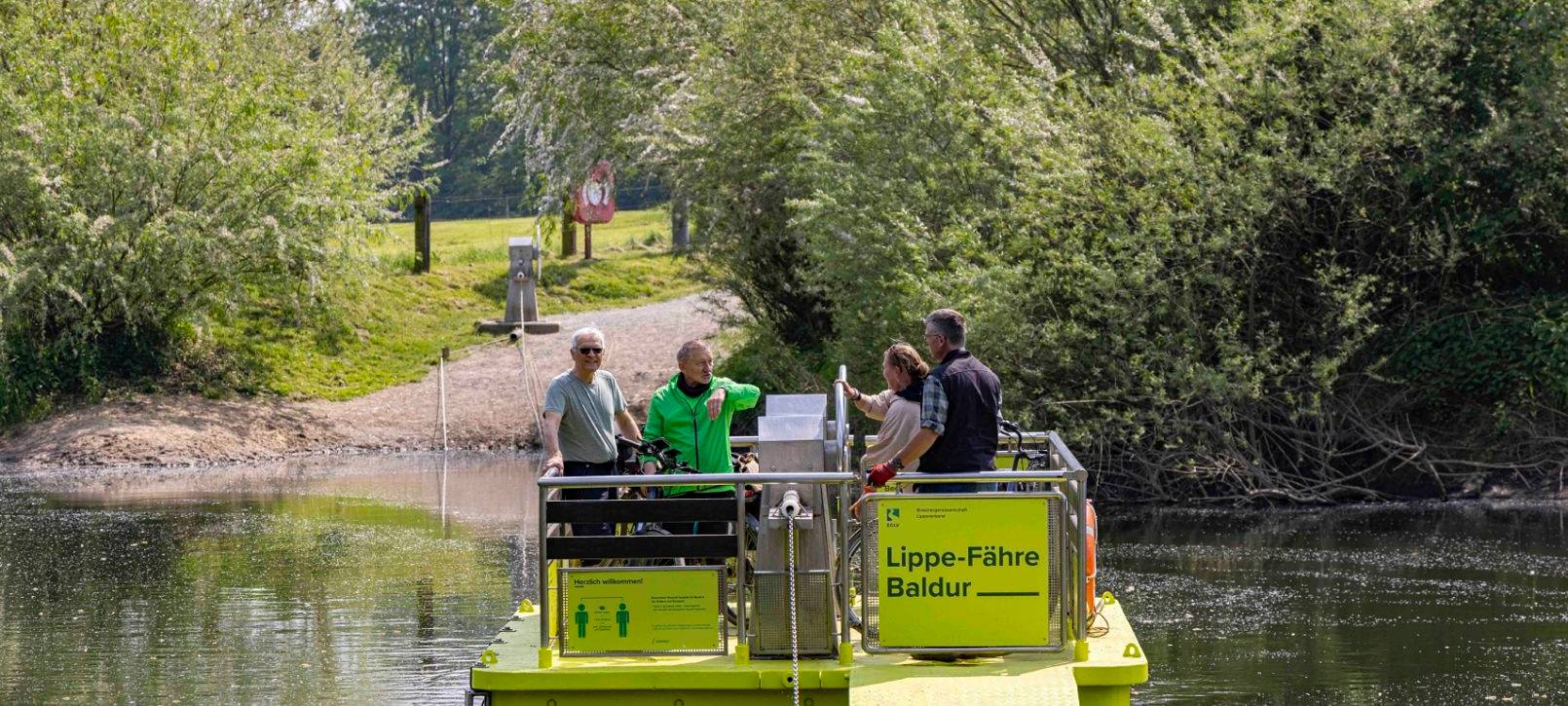 Lippefähren in Dorsten und Haltern sind wieder in Betrieb