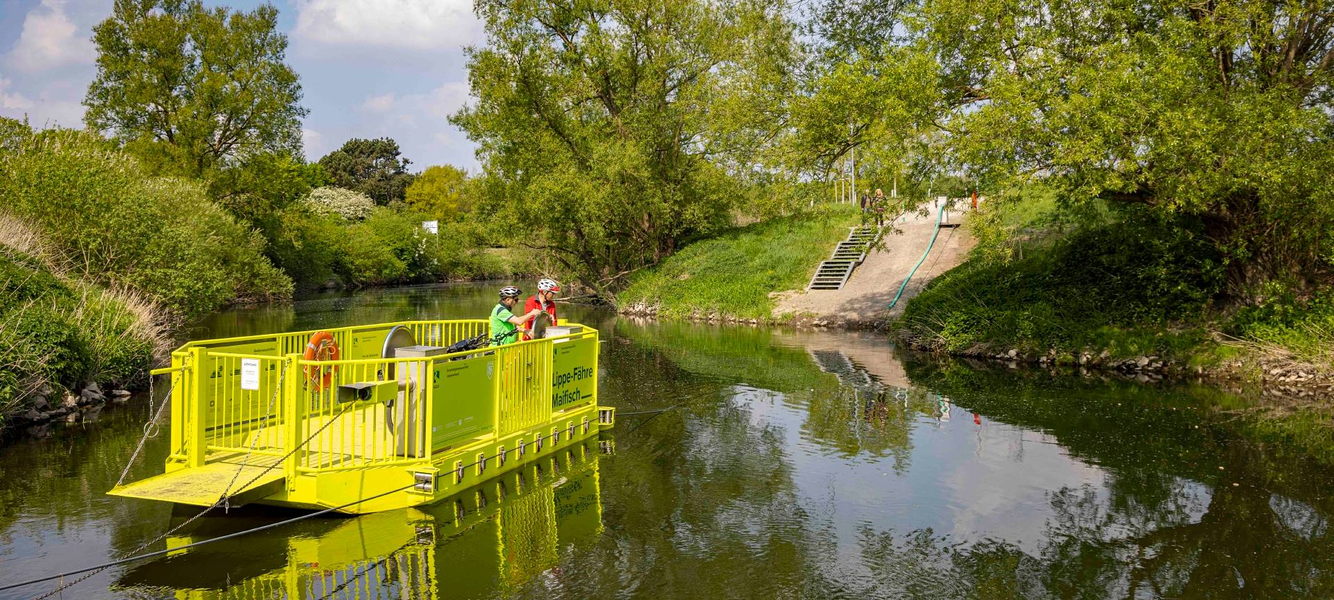 Lippefähren in Dorsten und Haltern sind wieder in Betrieb