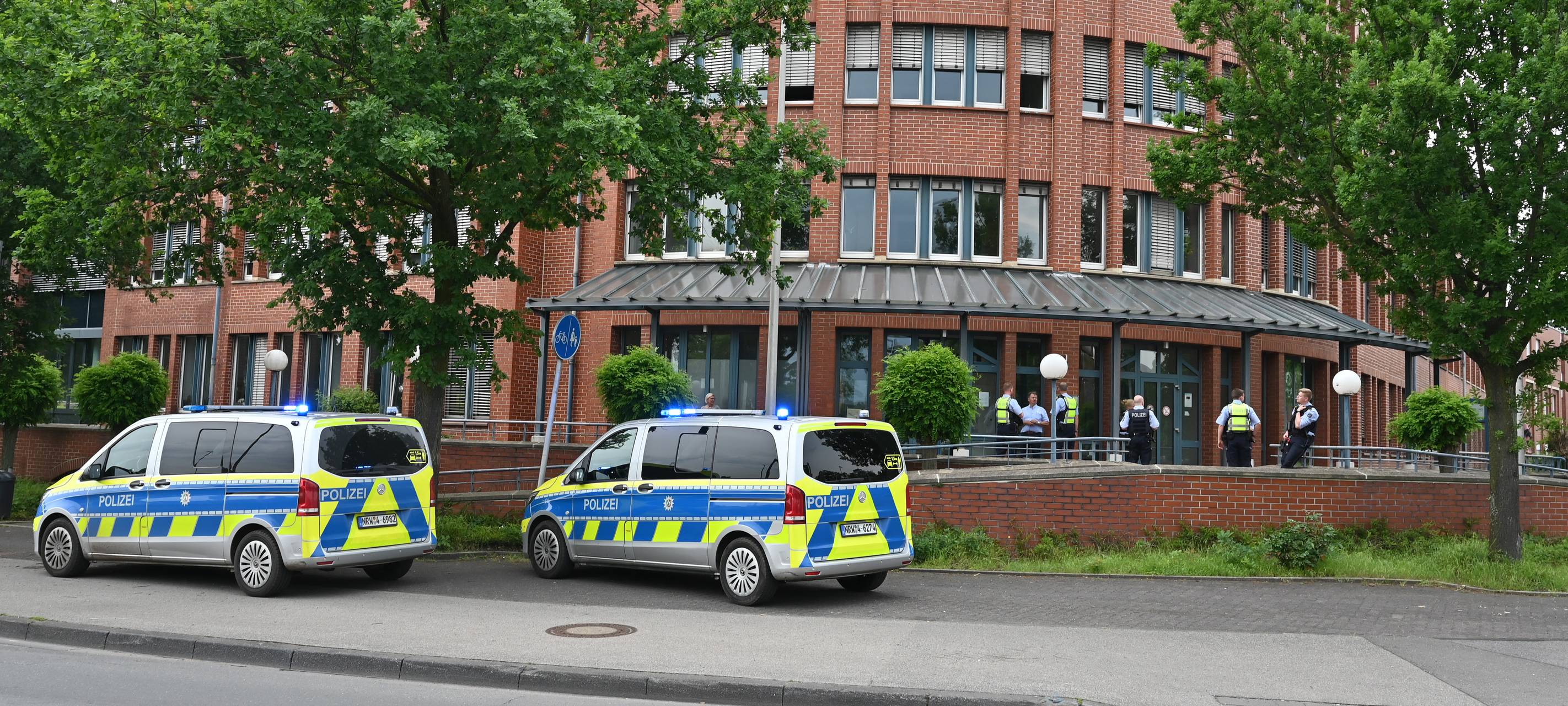 Polizeieinsatz am Jobcenter in Dorsten