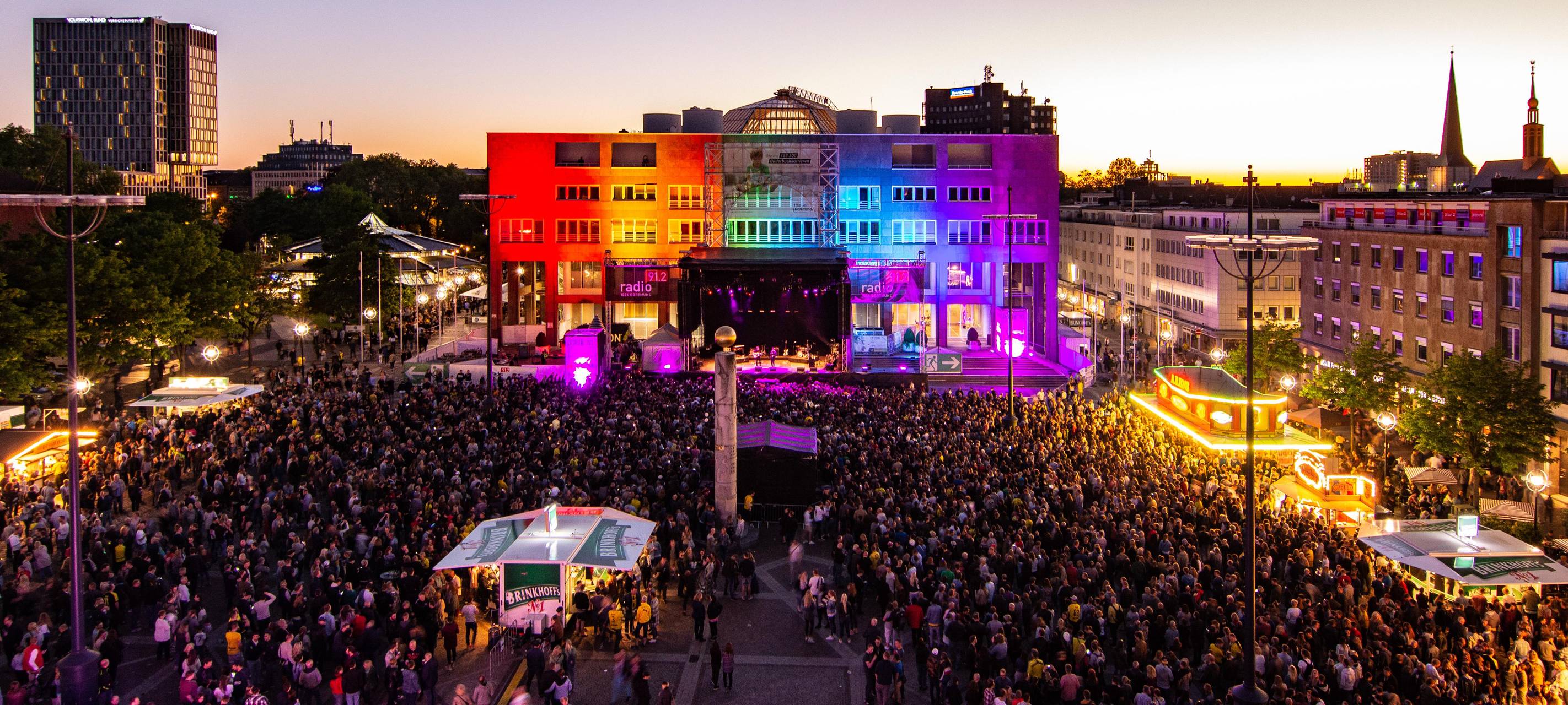 UEFA EURO 2024: Fan Zone auf dem Dortmunder Friedensplatz