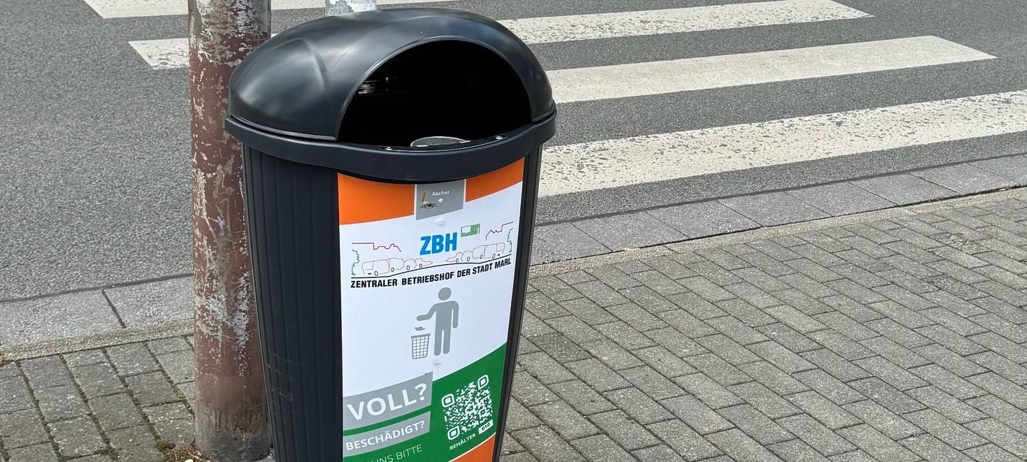 Marl: Volle Mülleimer per Smartphone melden