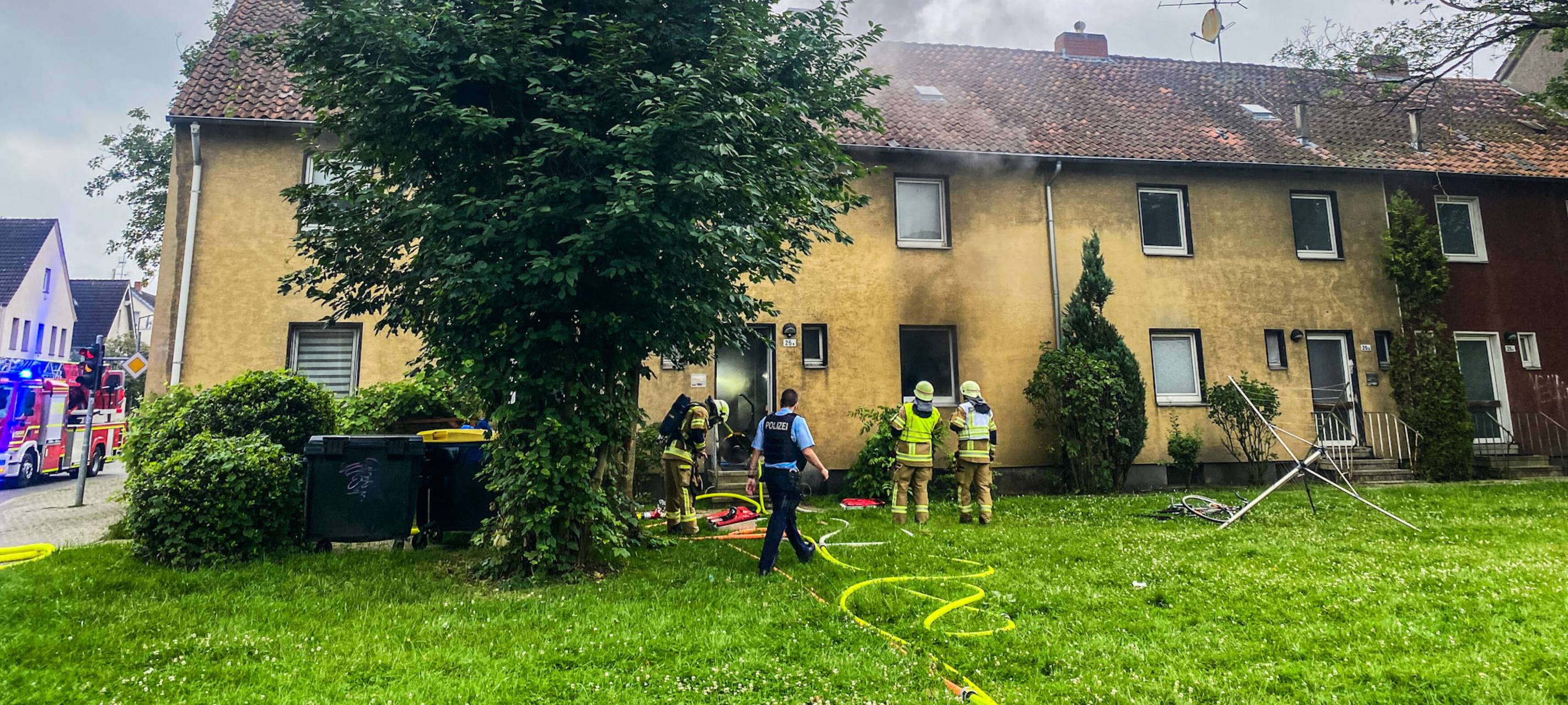 Kellerbrand in Recklinghausen: Zwei Kinder verletzt