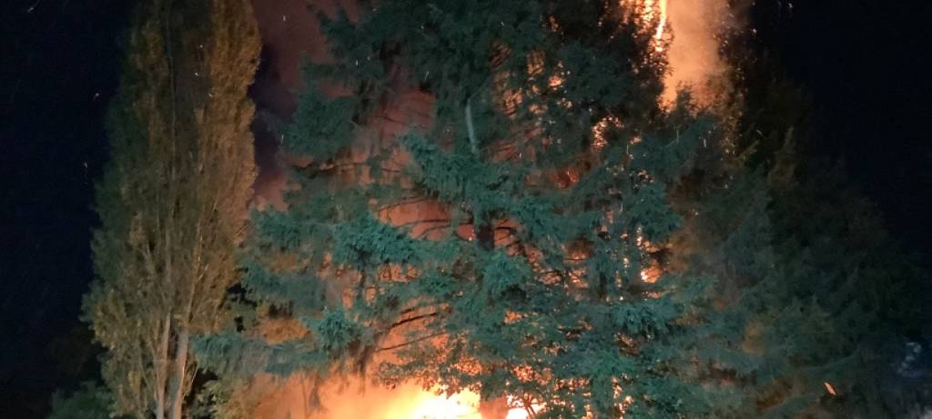 20 Meter hohe Flammen: Einsatz für die Dattelner Feuerwehr