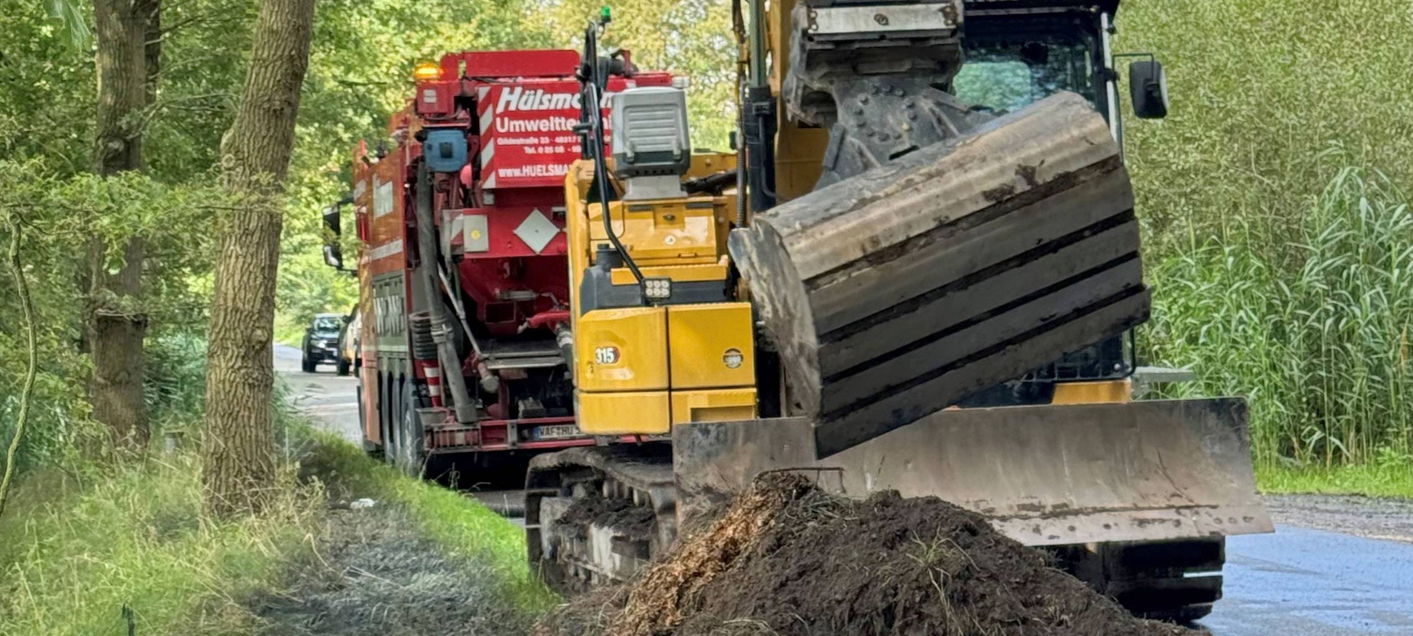Schwarze Flüssigkeit in Haltern & Dorsten: Kreis erstattet Anzeige