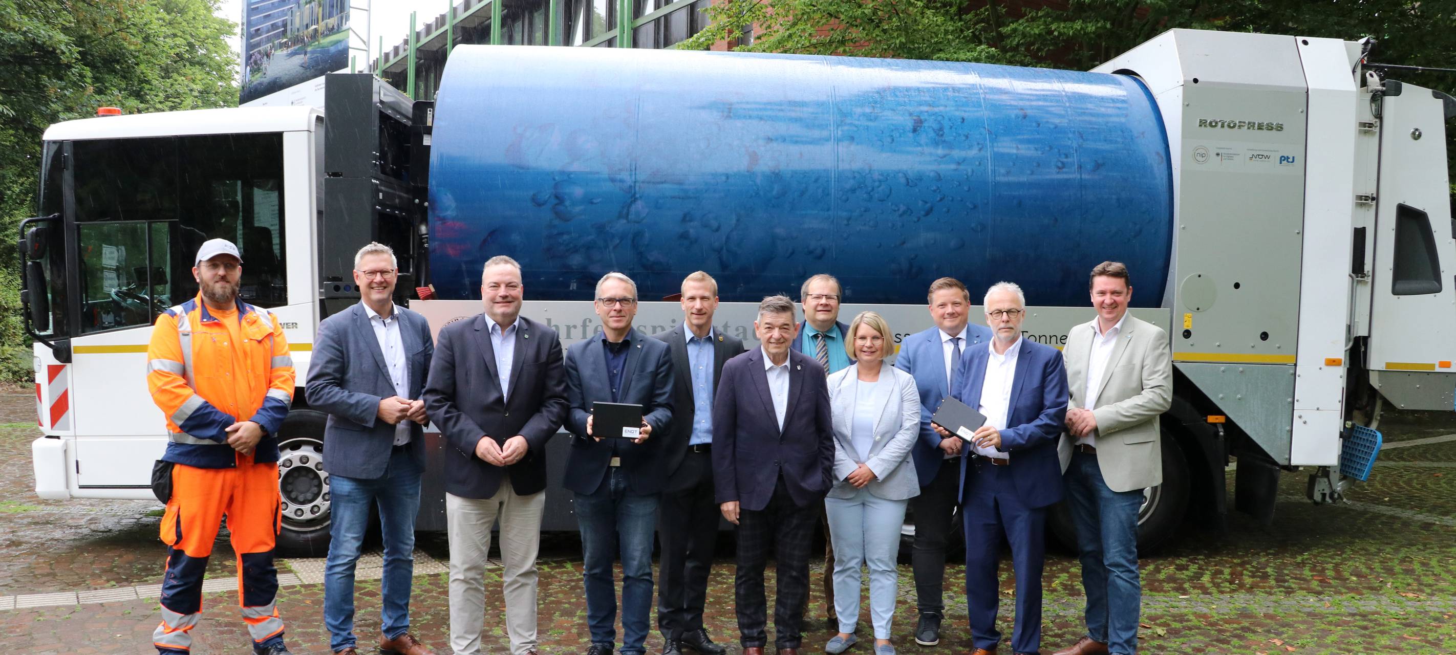 Kreis Recklinghausen: Müllwagen sollen Funklöcher aufspüren