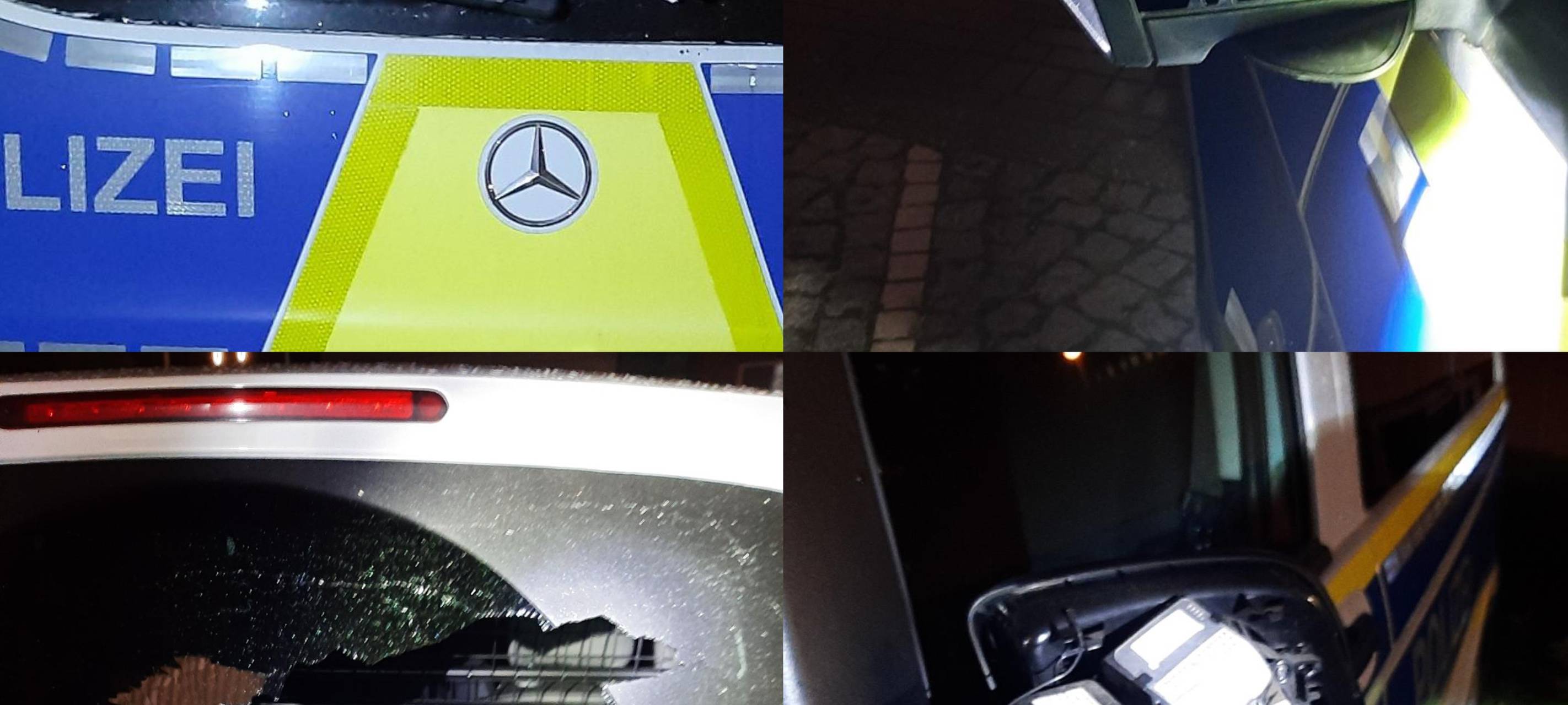 Hauptbahnhof Recklinghausen: Polizeiautos beschädigt