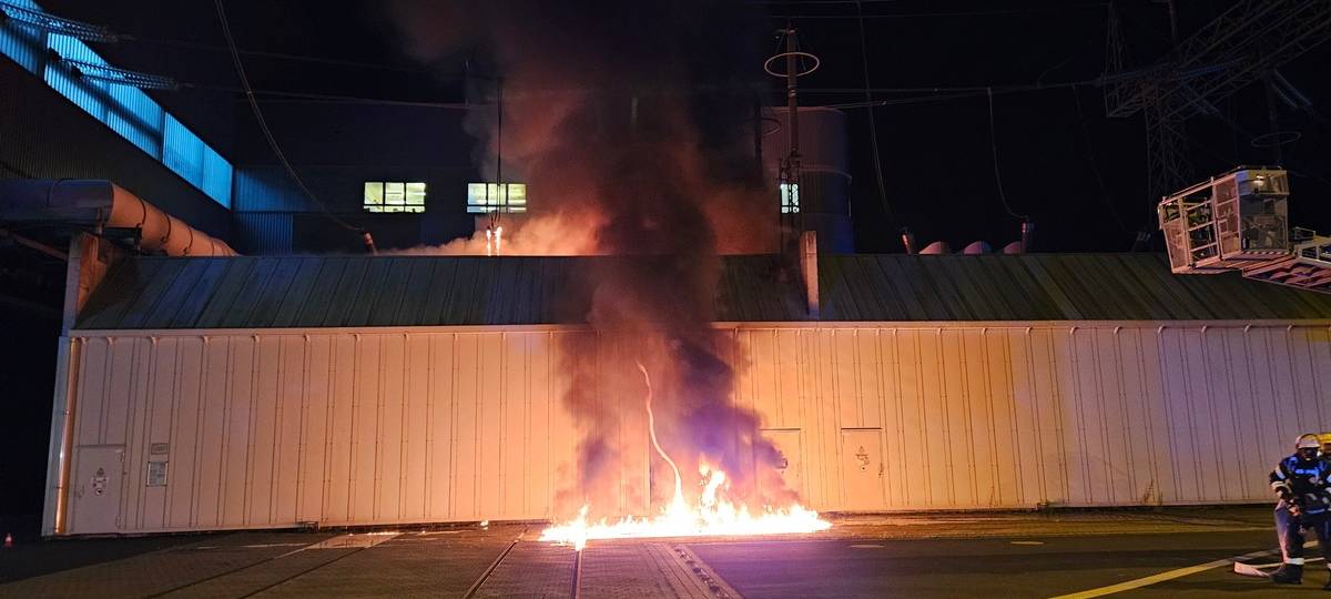 Brand im Kraftwerk "Datteln 4"