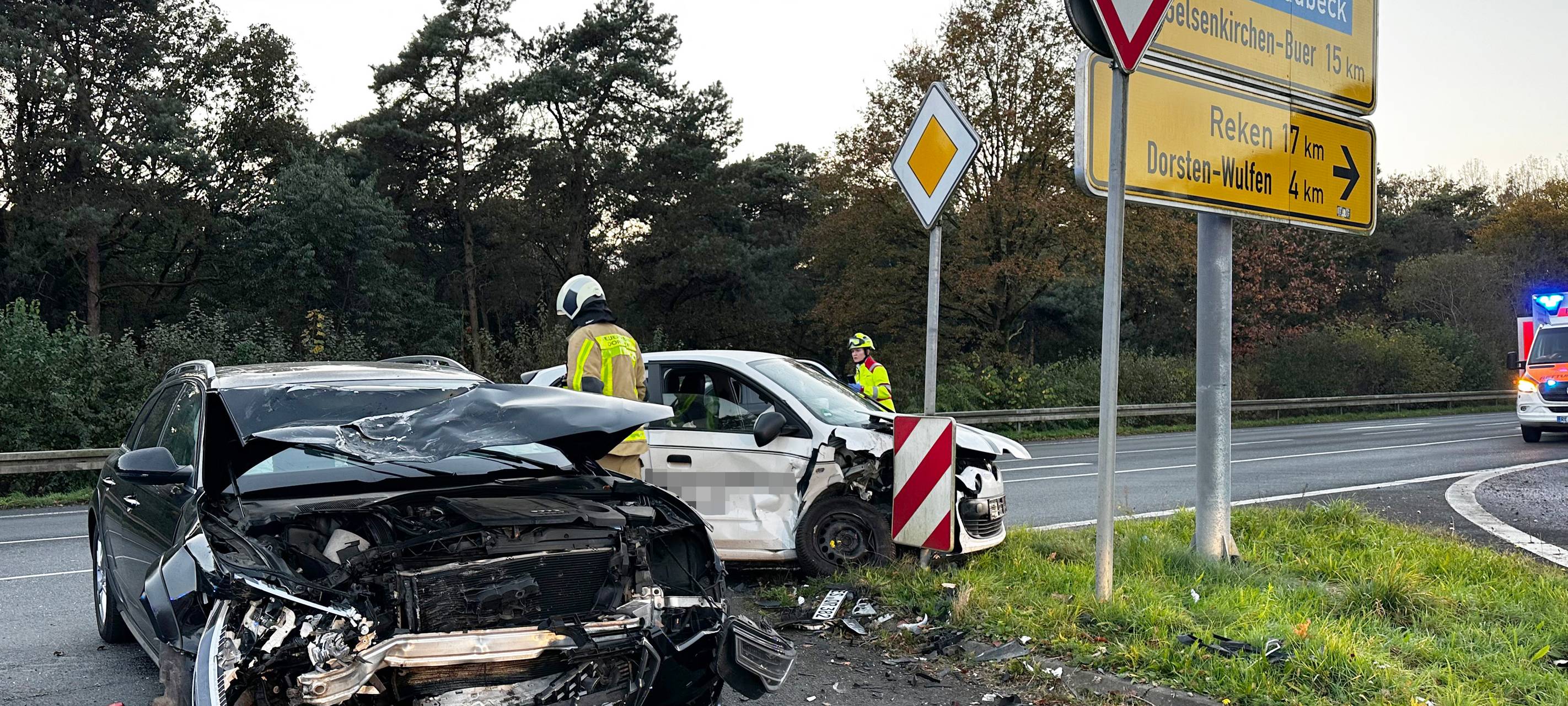 Schon wieder: Autounfall in Dorsten