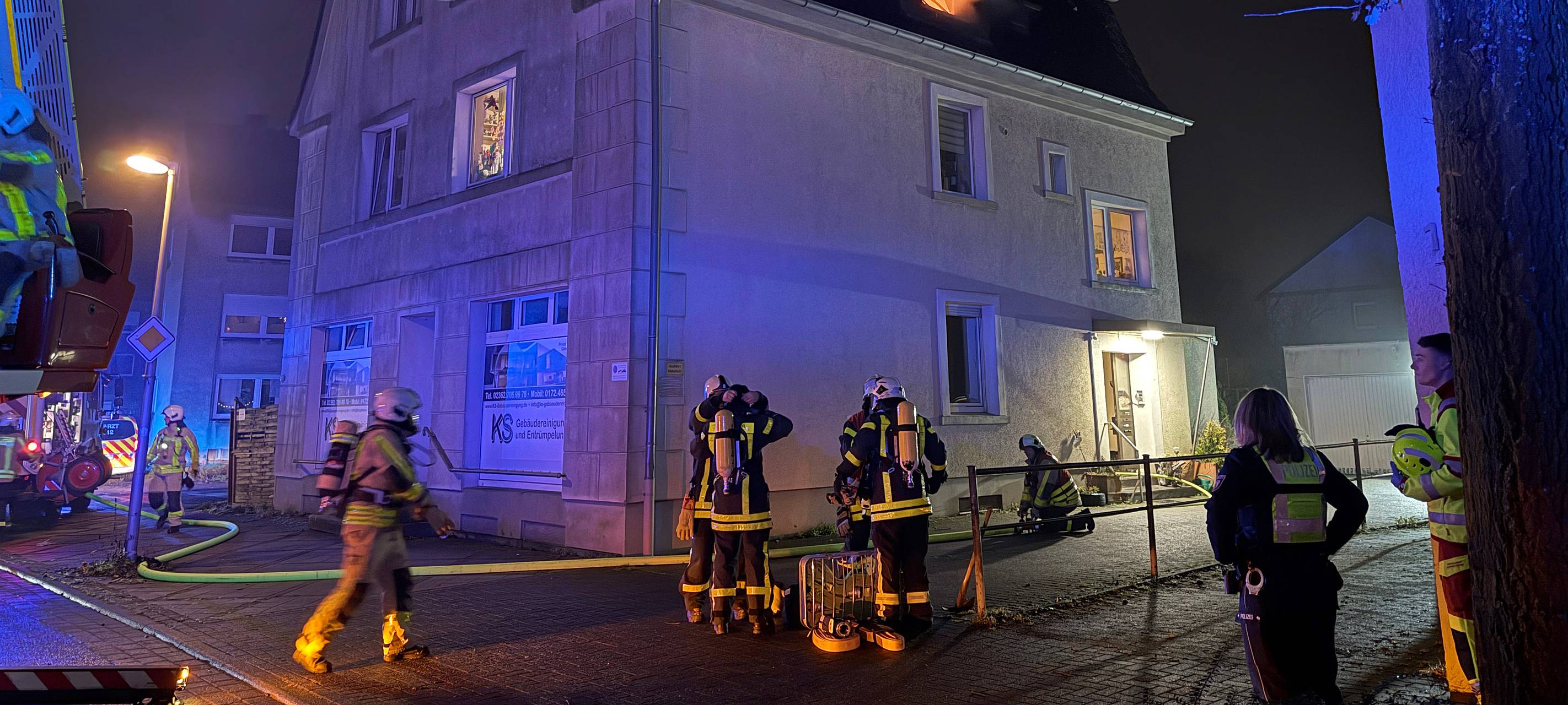 Dorsten: Wohnung nach Vollbrand unbewohnbar