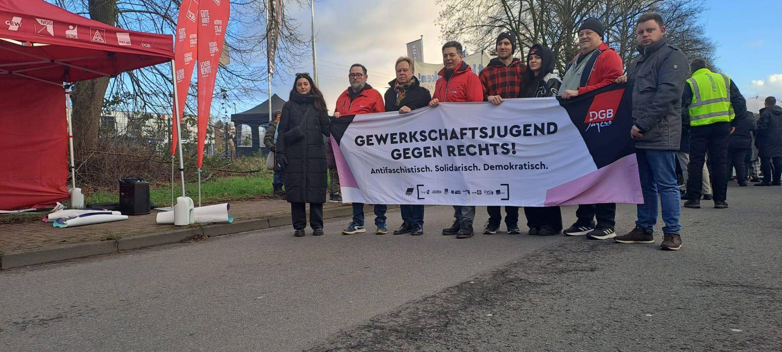 Proteste gegen AfD-Parteitag in Marl
