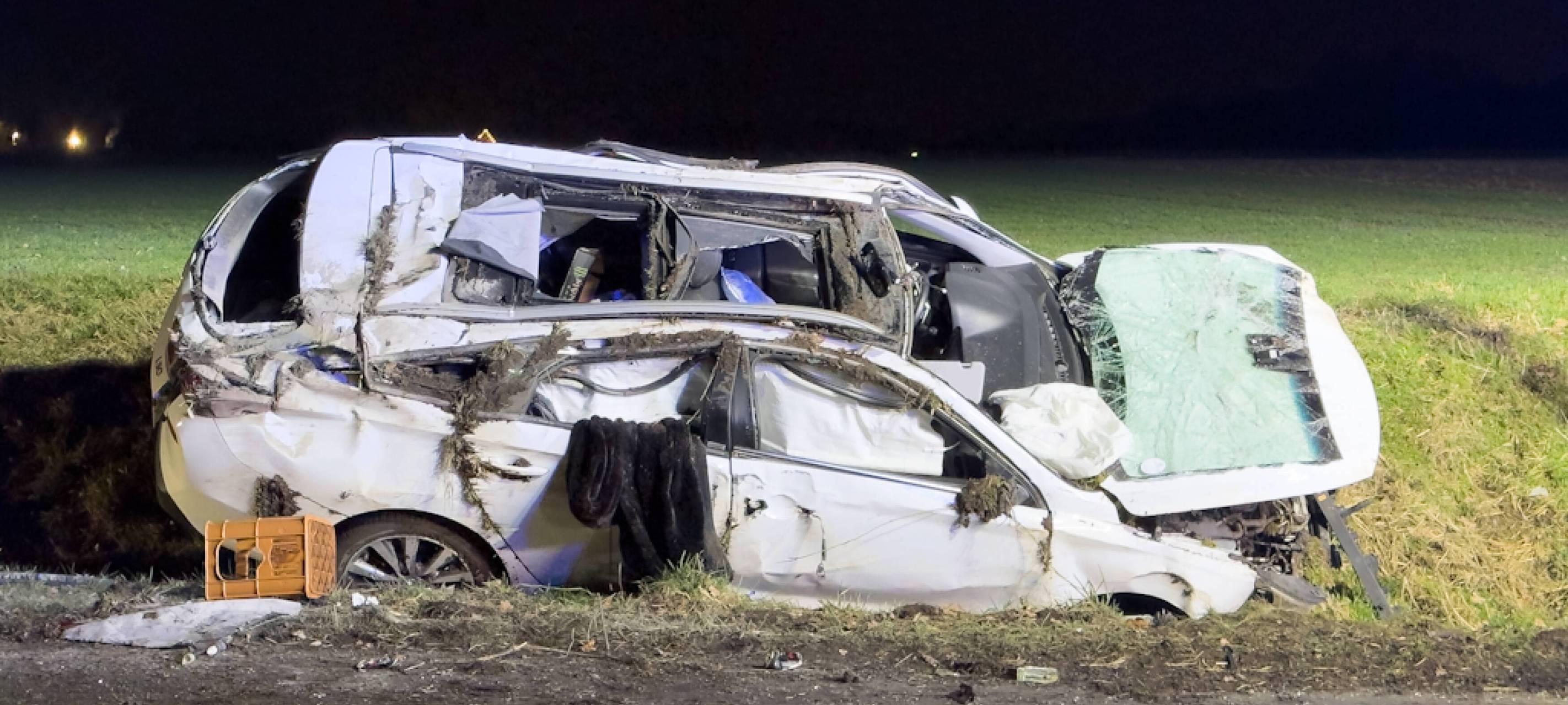 Auto überschlägt sich in Recklinghausen