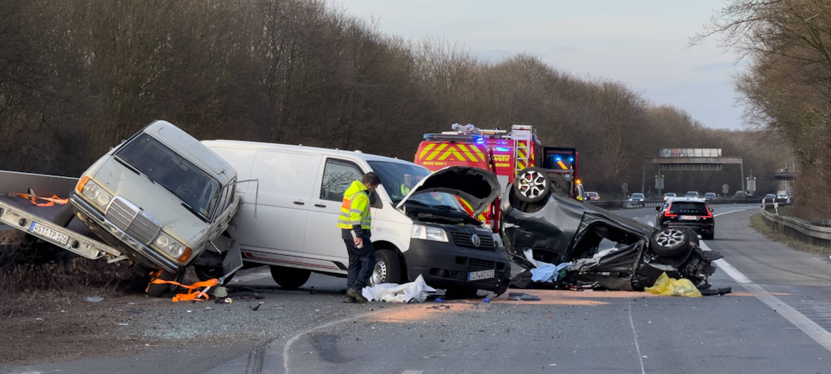 Unfall A43 bei Recklinghausen