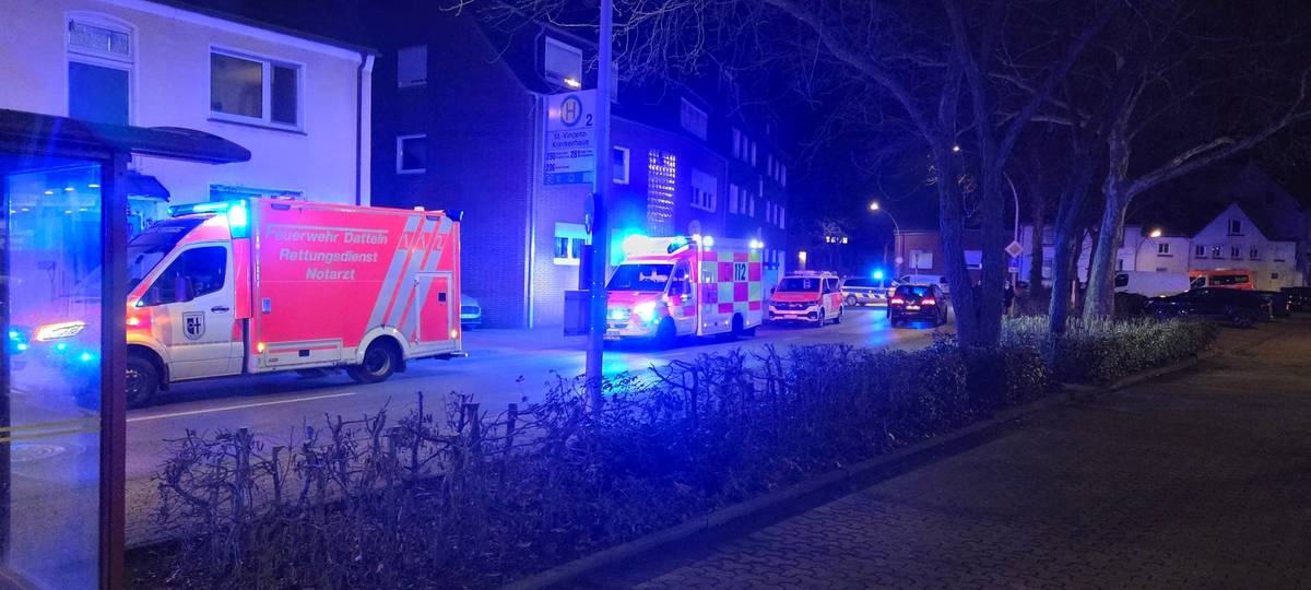 Großalarm am Dattelner Krankenhaus