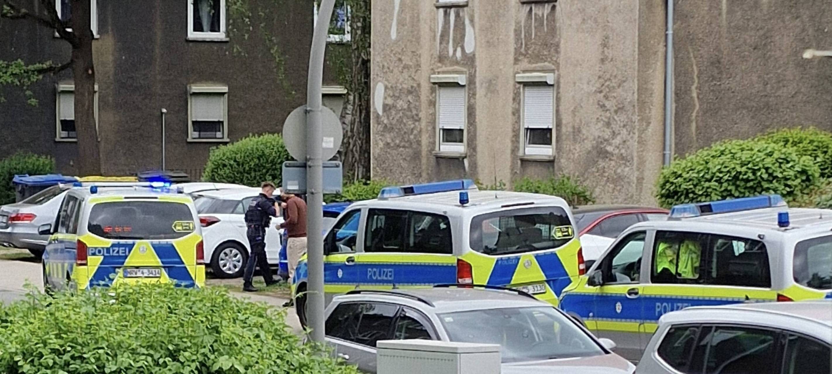 Marl: Polizei nimmt Mann mit Messer fest